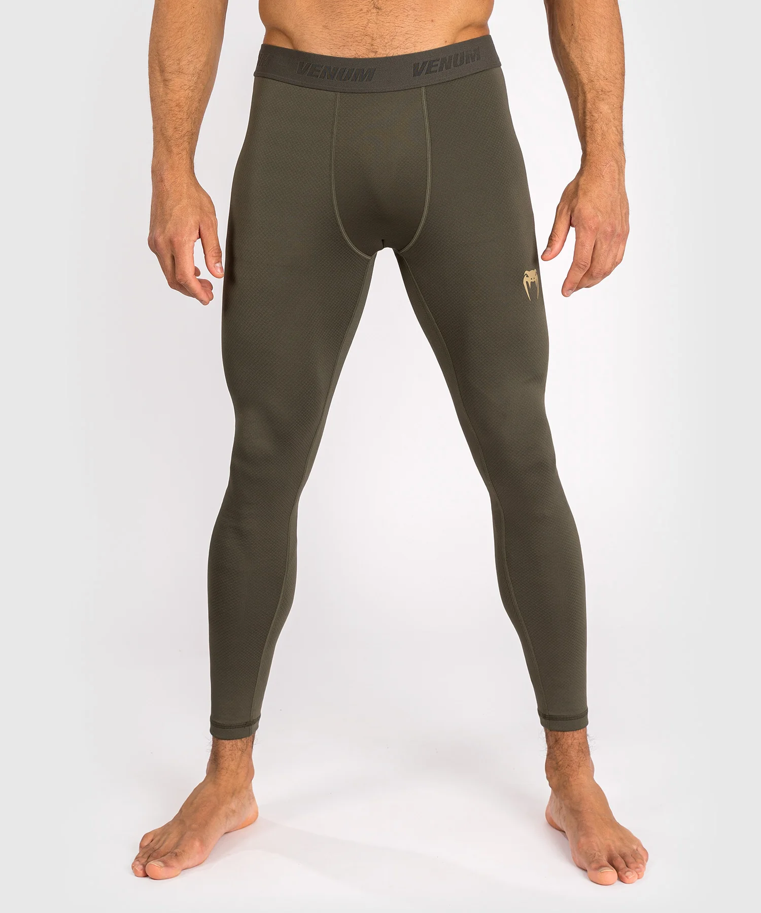 Pantalon de compression pour hommes Venum Contender - Kaki