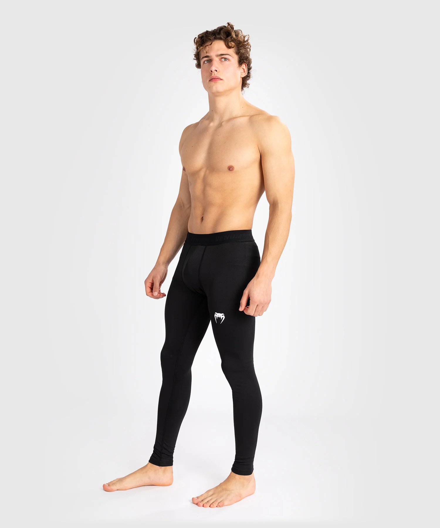Pantalon de compression pour hommes Venum Contender - Noir/Blanc - Image 2