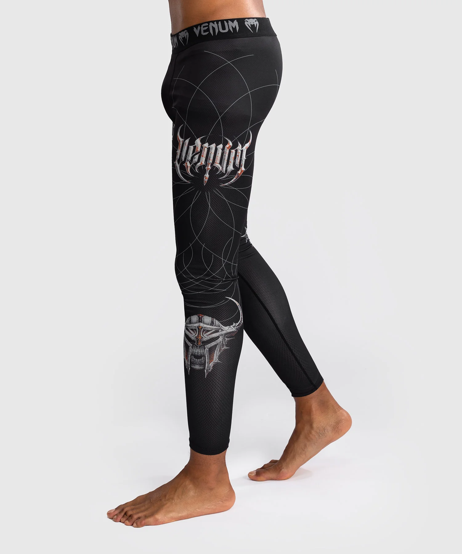 Pantalon de Compression pour Hommes Venum Gladiator 5.0 - Noir/Argent - Image 5