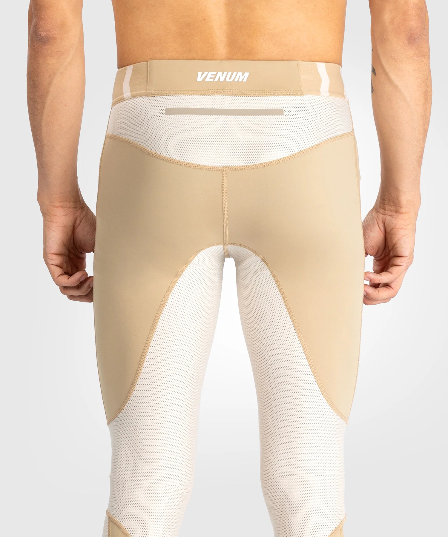 Pantalon de Compression pour Hommes Venum Tempest - Beige/Sable - Image 5