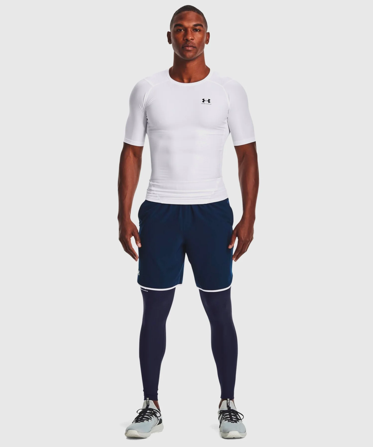 Pantalon De Compression Under Armour Heatgear® Armour - Bleu Marine - Image 3