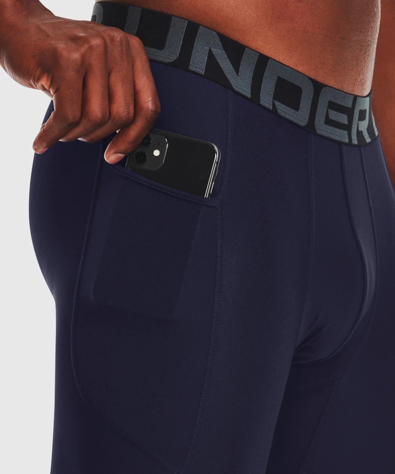 Pantalon De Compression Under Armour Heatgear® Armour - Bleu Marine - Image 4