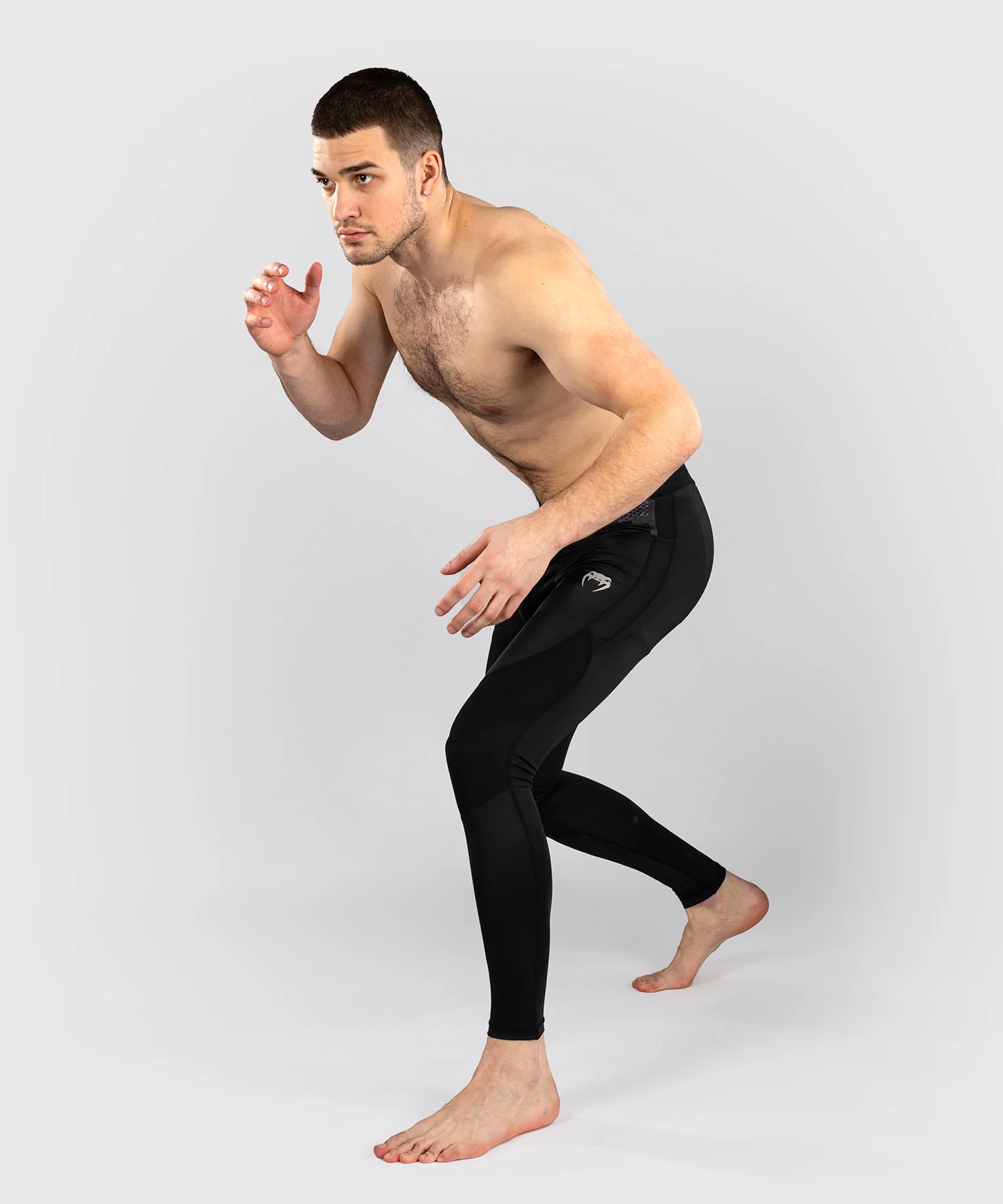 Pantalon de Compression Venum G-Fit Scales – Noir/Gris Charbon - Image 6
