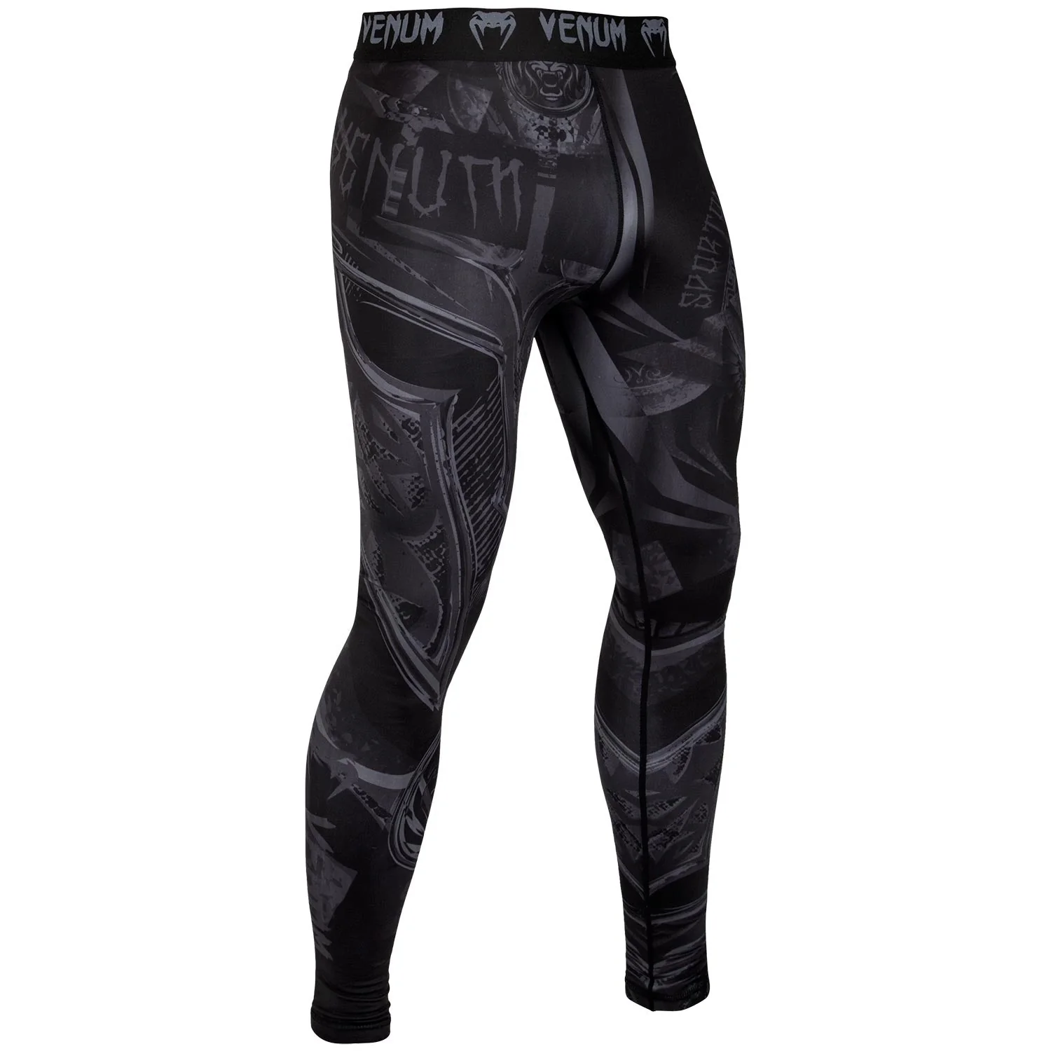 Pantalon de Compression Venum Gladiator 3.0 - Noir/Noir - Exclusivité