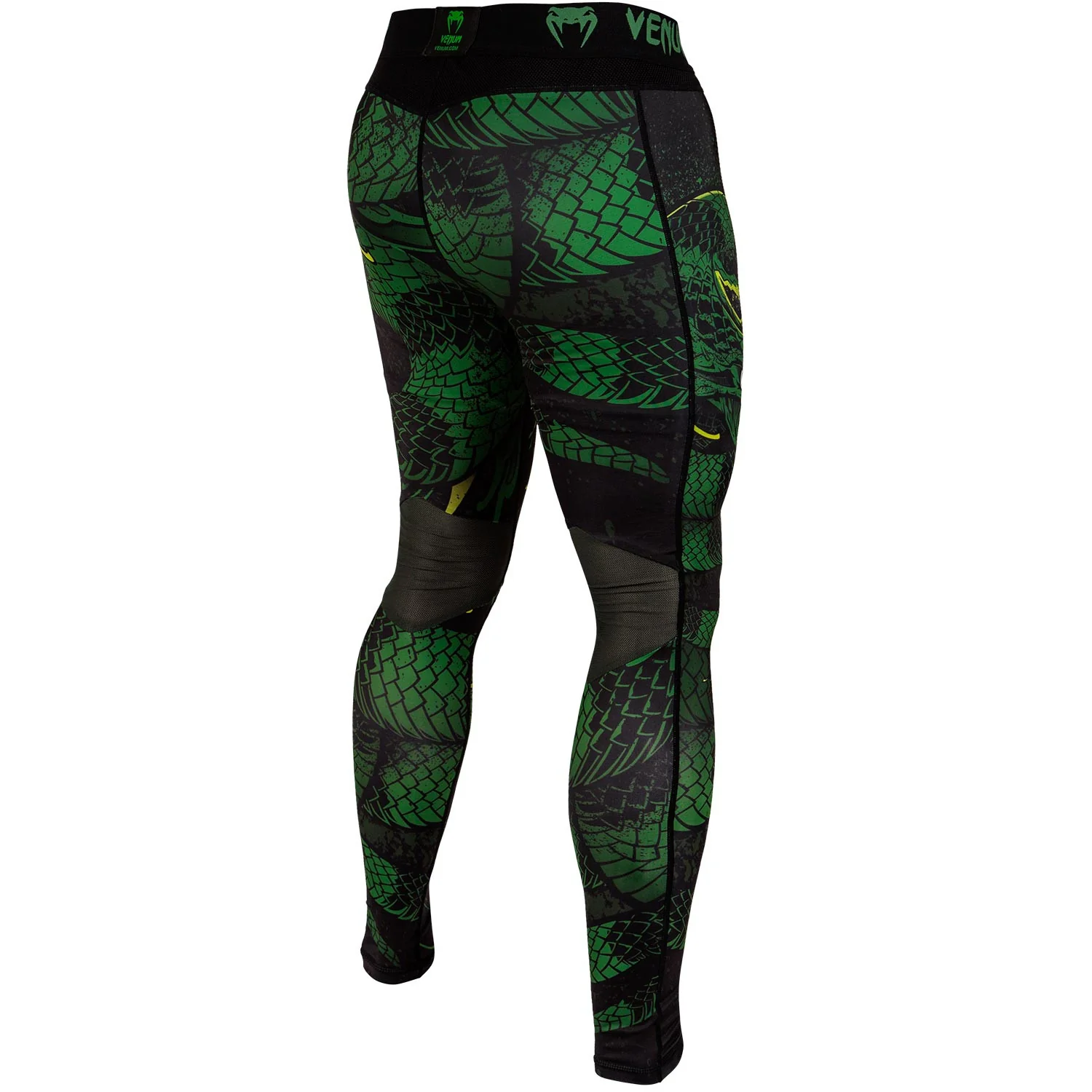Pantalon de Compression Venum Green Viper - Noir/Vert - Image 4