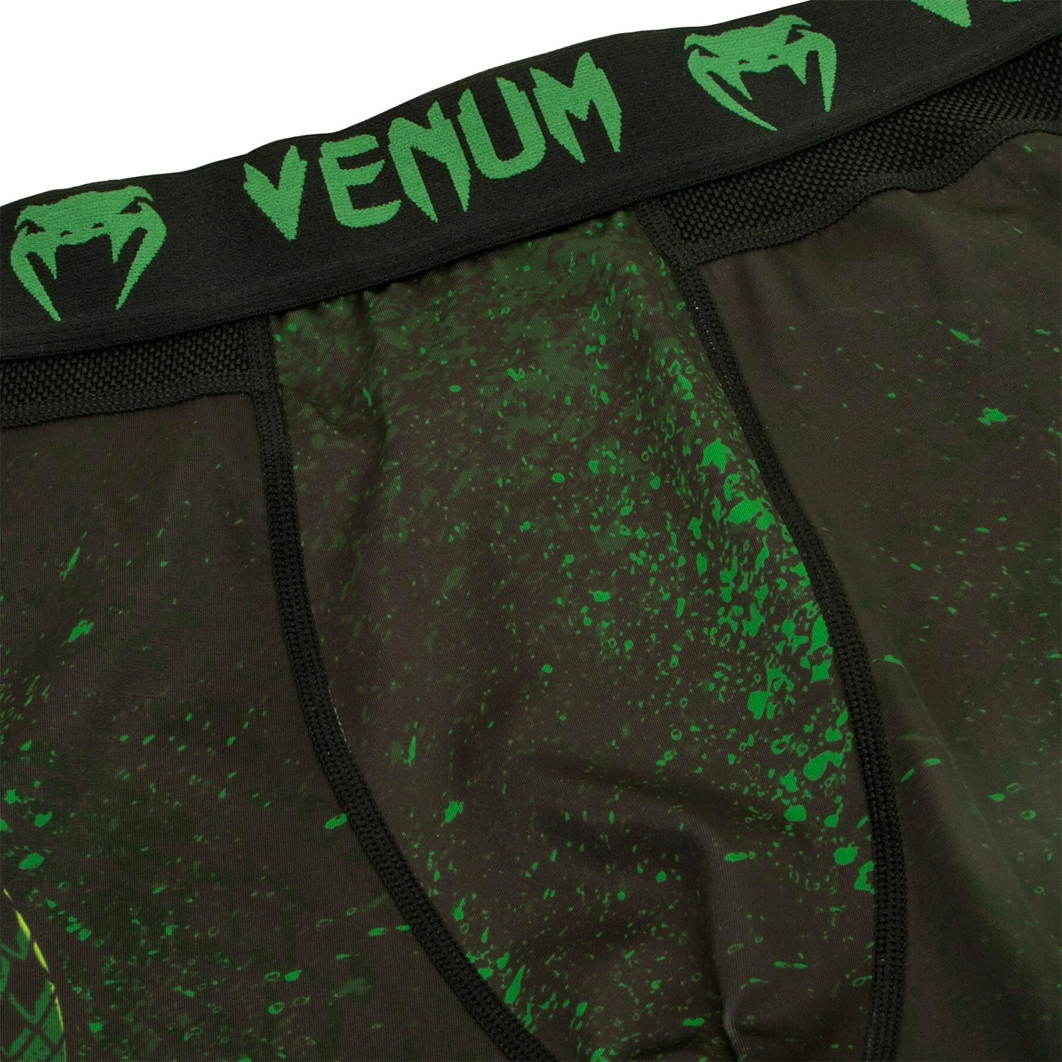 Pantalon de Compression Venum Green Viper - Noir/Vert - Image 5