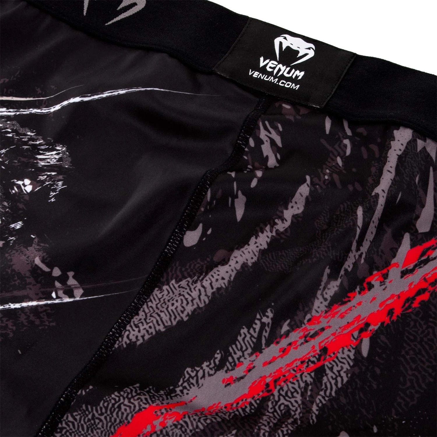Pantalon de Compression Venum Grizzli - Noir/Blanc - Image 6
