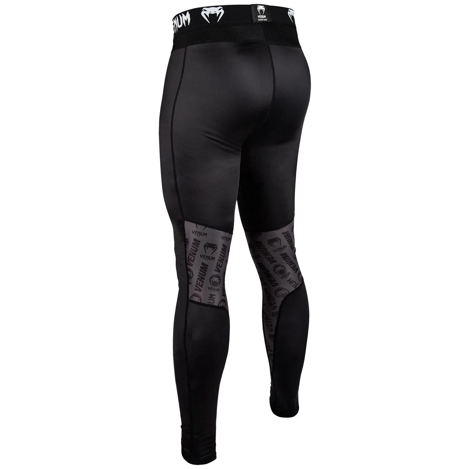 Pantalon de Compression Venum Logos - Noir/Blanc - Image 3