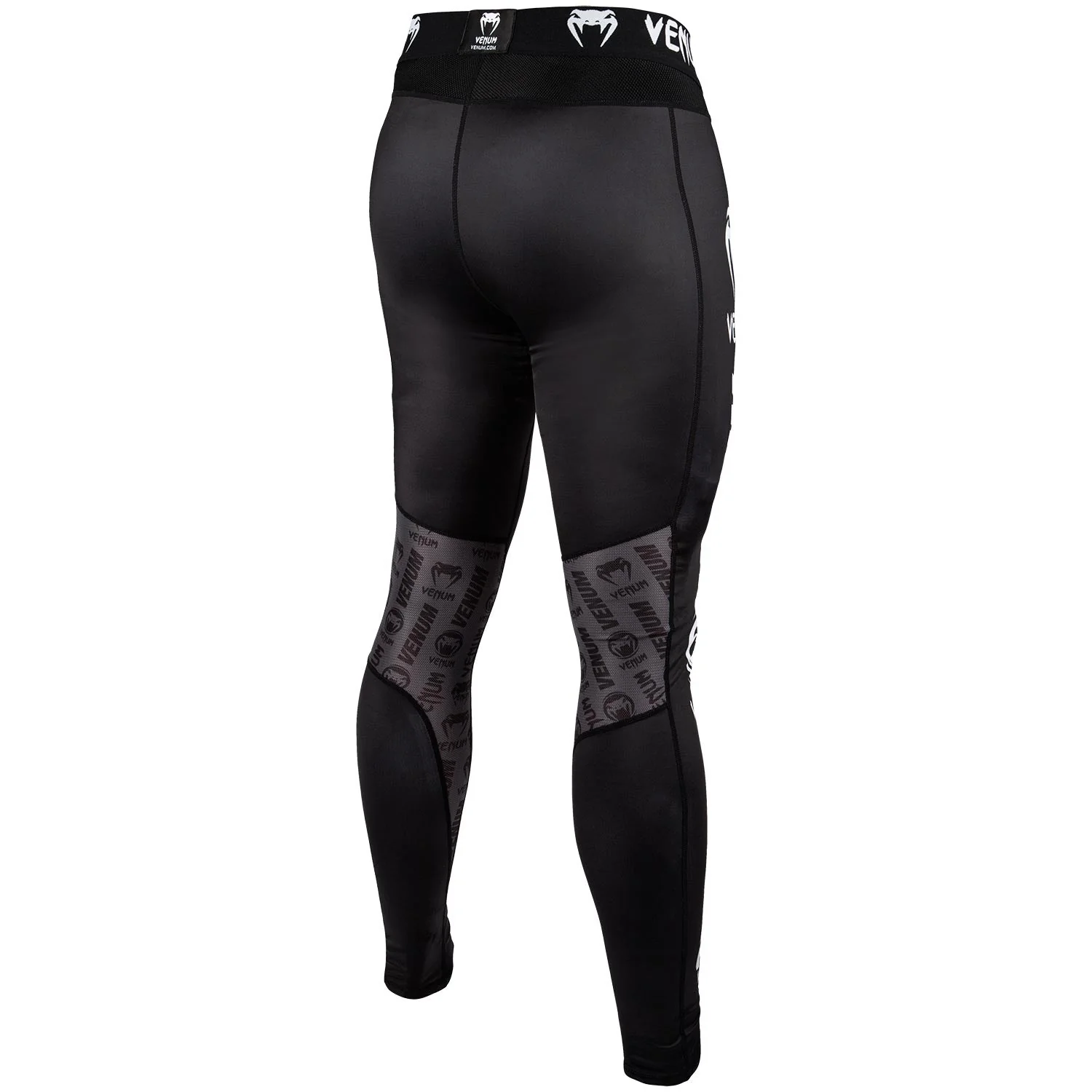 Pantalon de Compression Venum Logos - Noir/Blanc - Image 4
