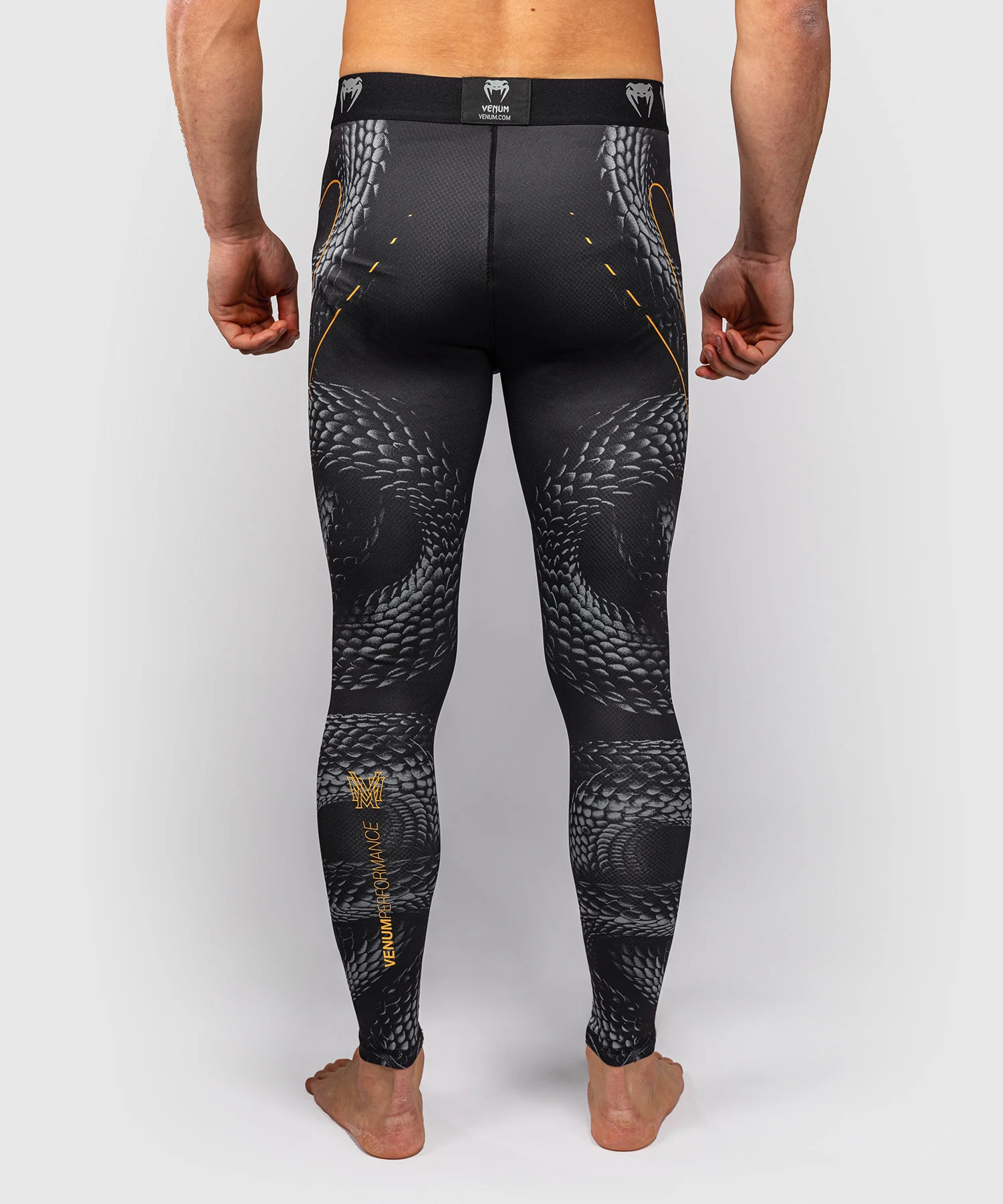Pantalon de compression Venum Matupa - Noir/Gris/Or - Image 4