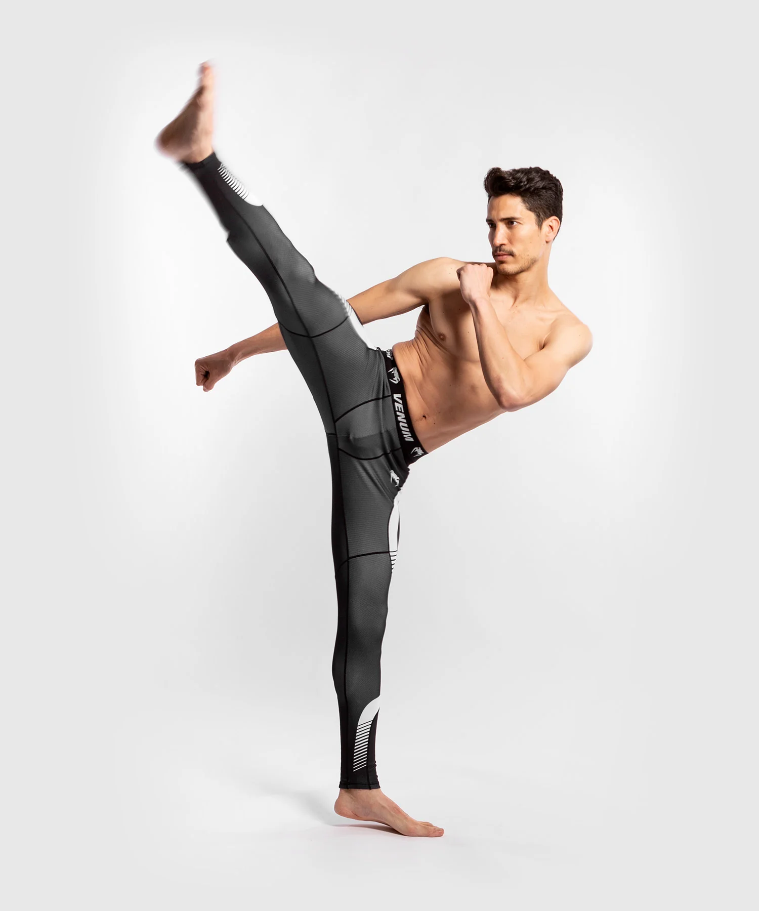 Pantalon de Compression Venum NoGi 3.0 - Noir/Blanc - Image 10