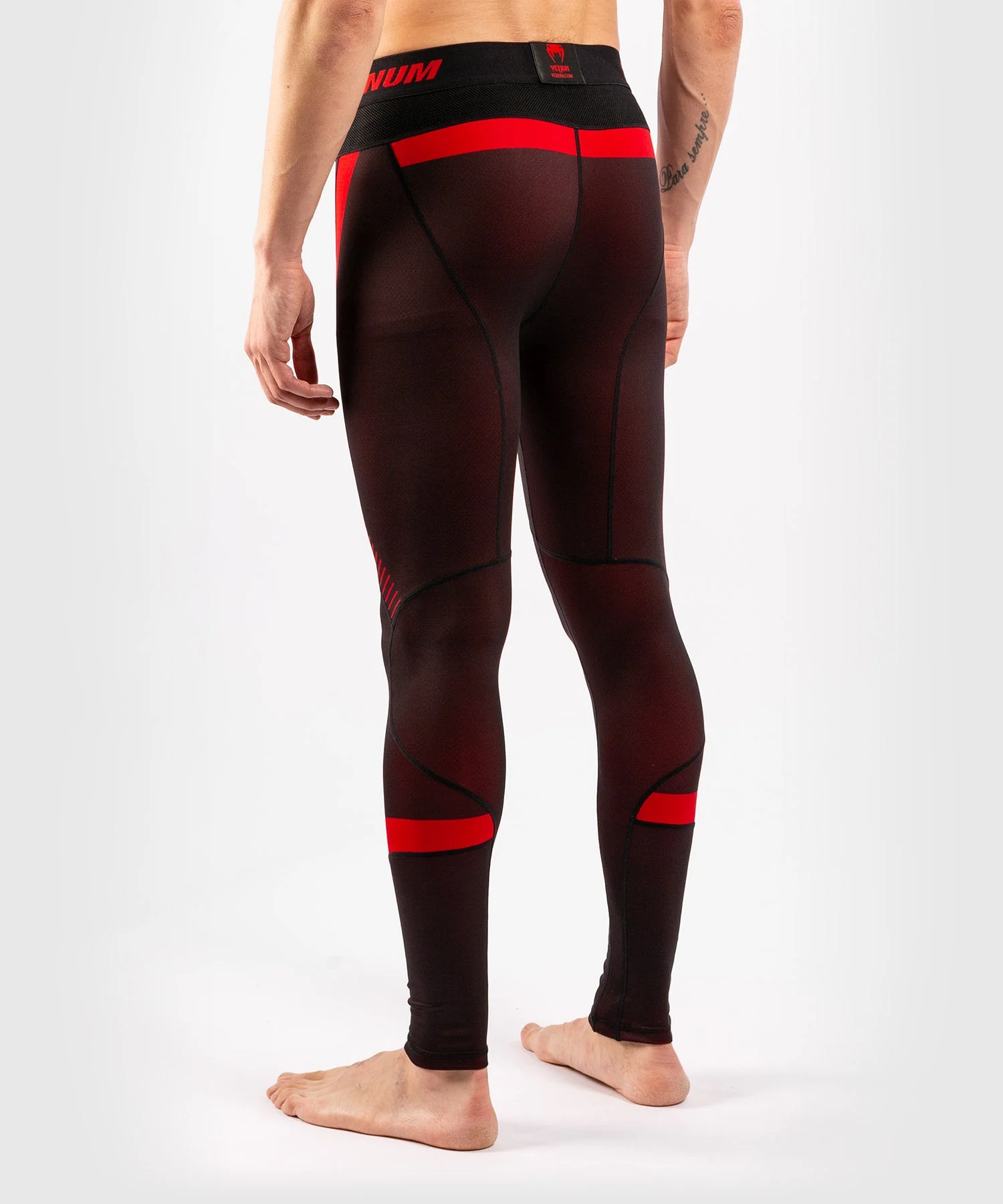 Pantalon de Compression Venum NoGi 3.0 - Noir/Rouge - Image 2