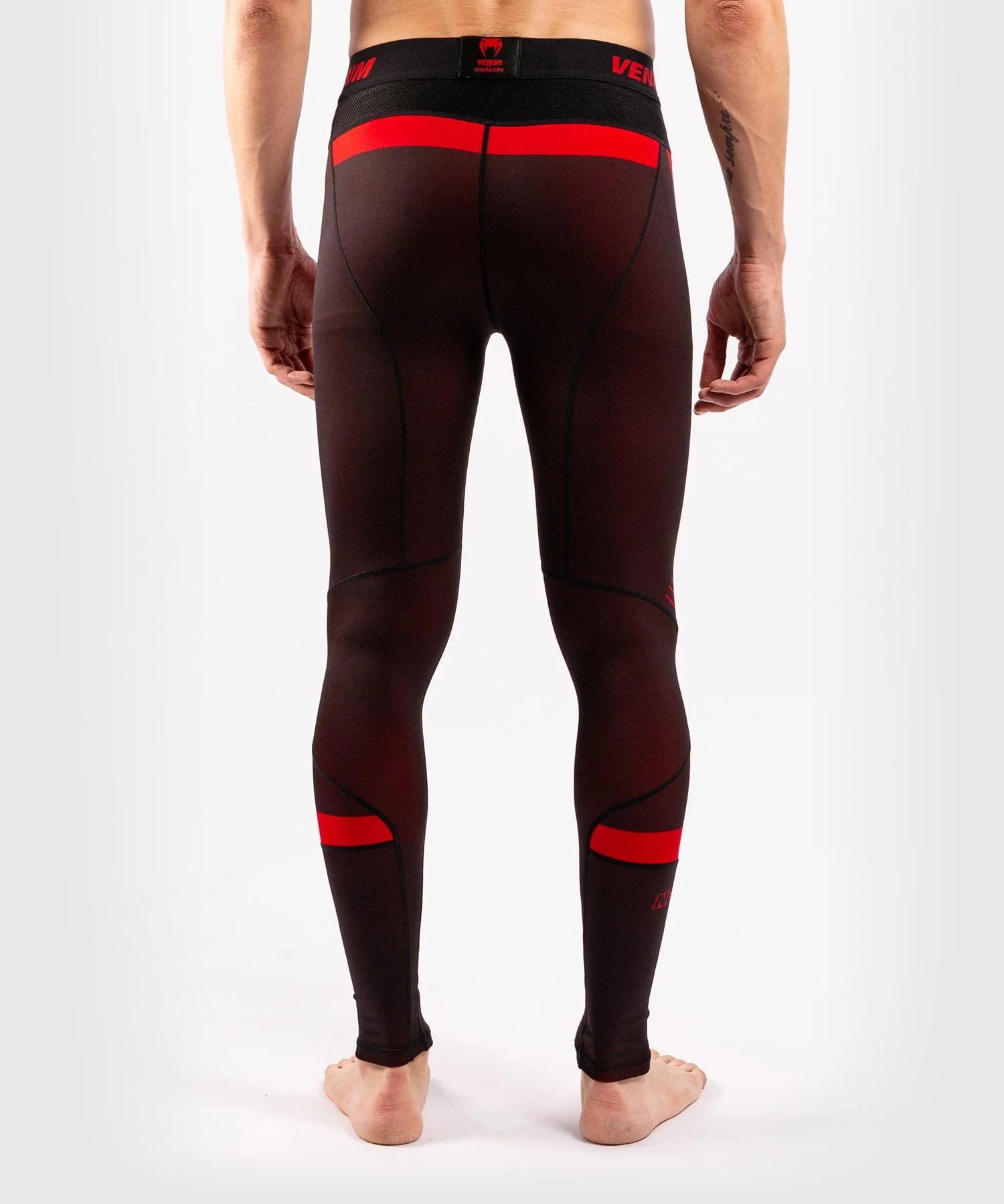 Pantalon de Compression Venum NoGi 3.0 - Noir/Rouge - Image 4