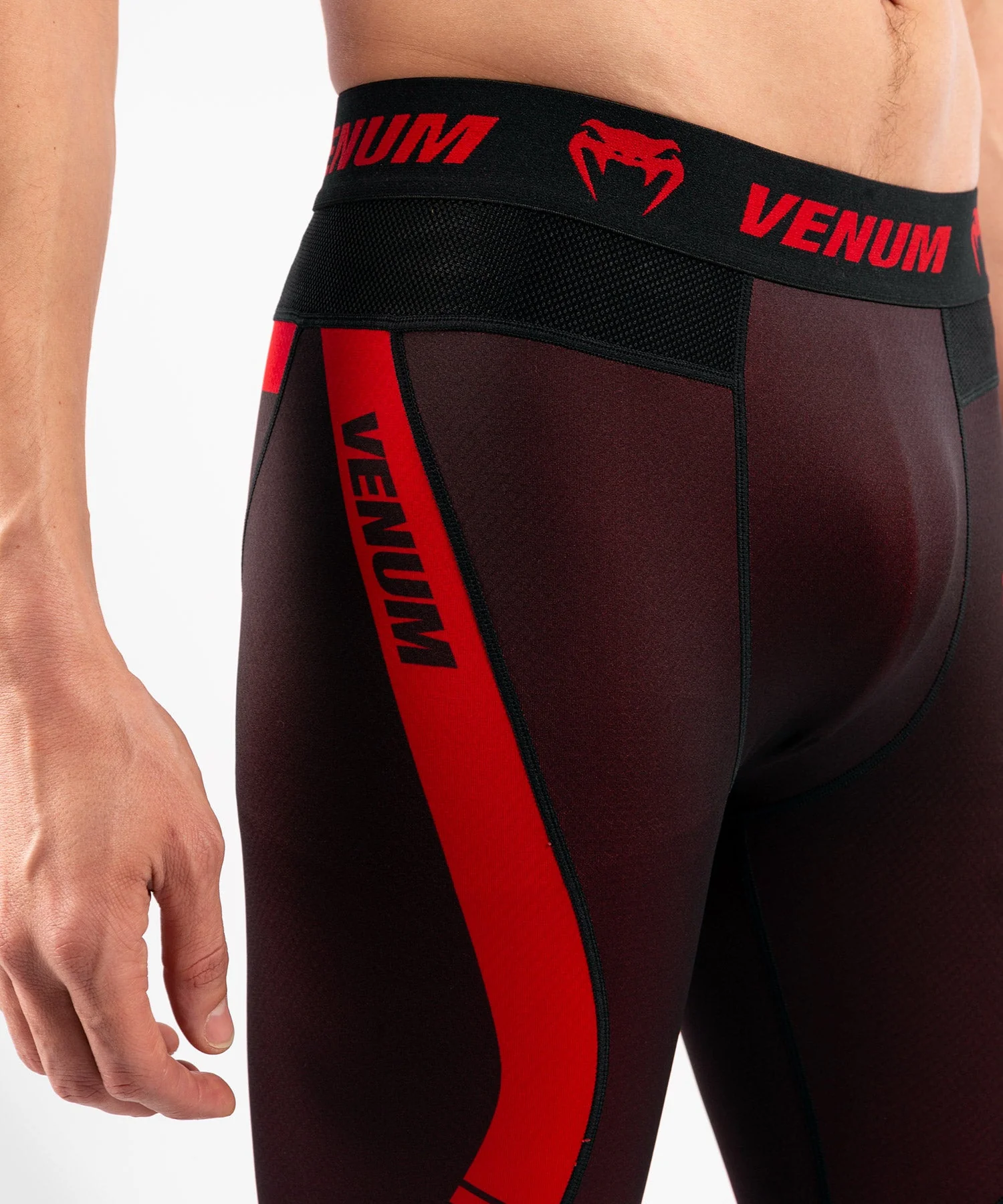 Pantalon de Compression Venum NoGi 3.0 - Noir/Rouge - Image 7