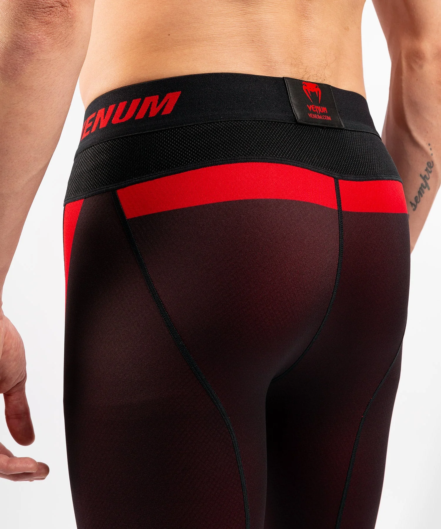 Pantalon de Compression Venum NoGi 3.0 - Noir/Rouge - Image 8