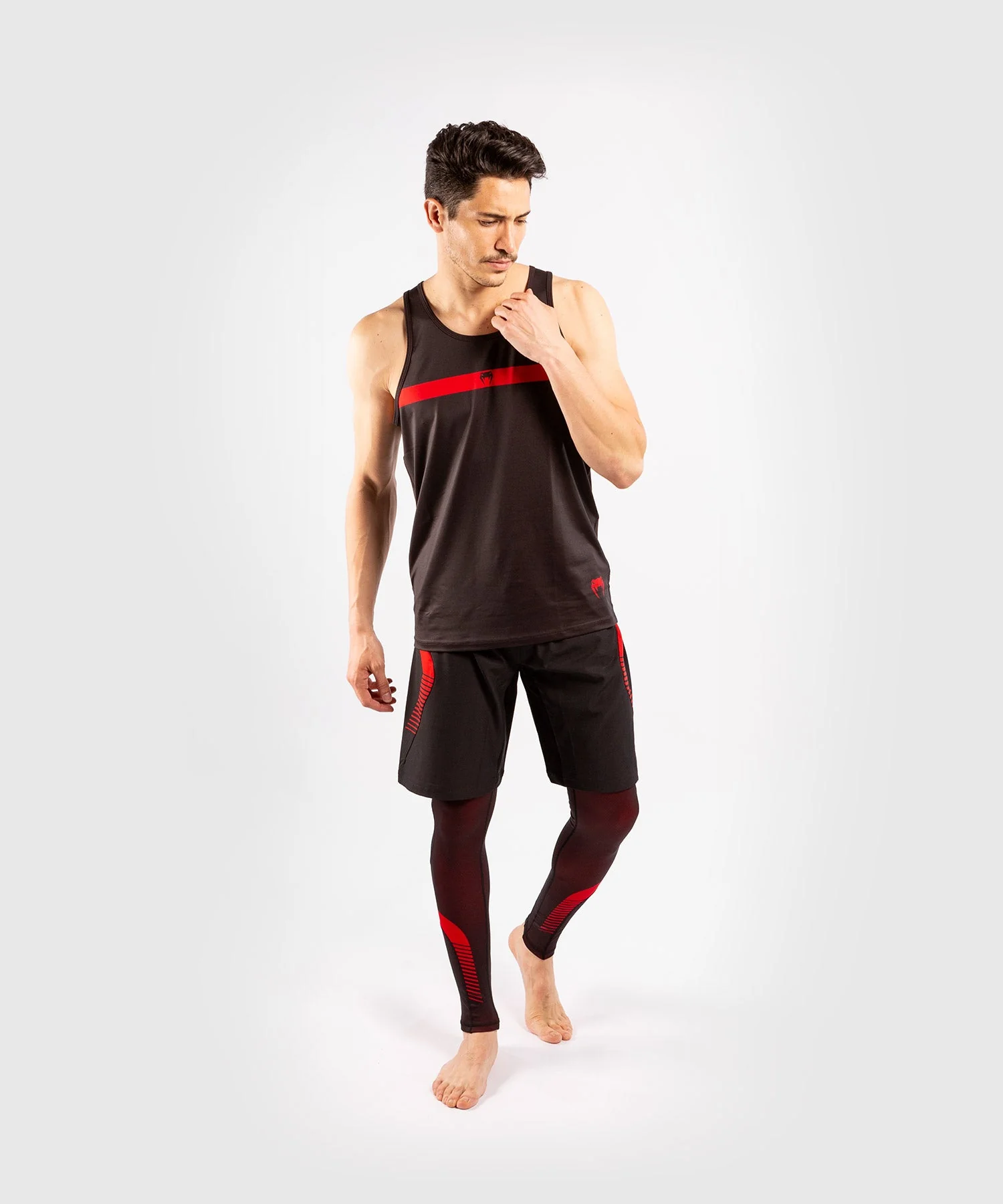 Pantalon de Compression Venum NoGi 3.0 - Noir/Rouge - Image 9