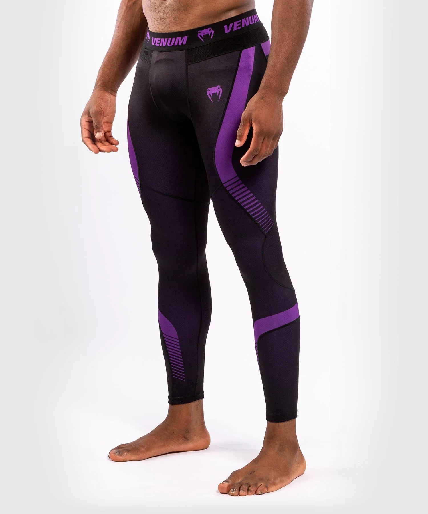 Pantalon de Compression Venum NoGi 3.0 - Noir/Violet - Image 3