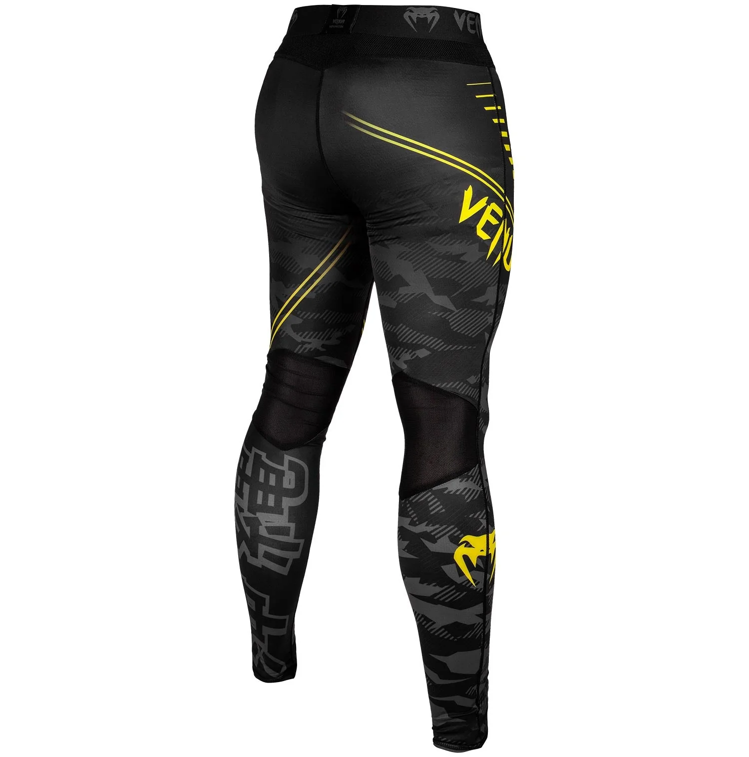 Pantalon de Compression Venum Okinawa 2.0 - Noir/Jaune - Image 4
