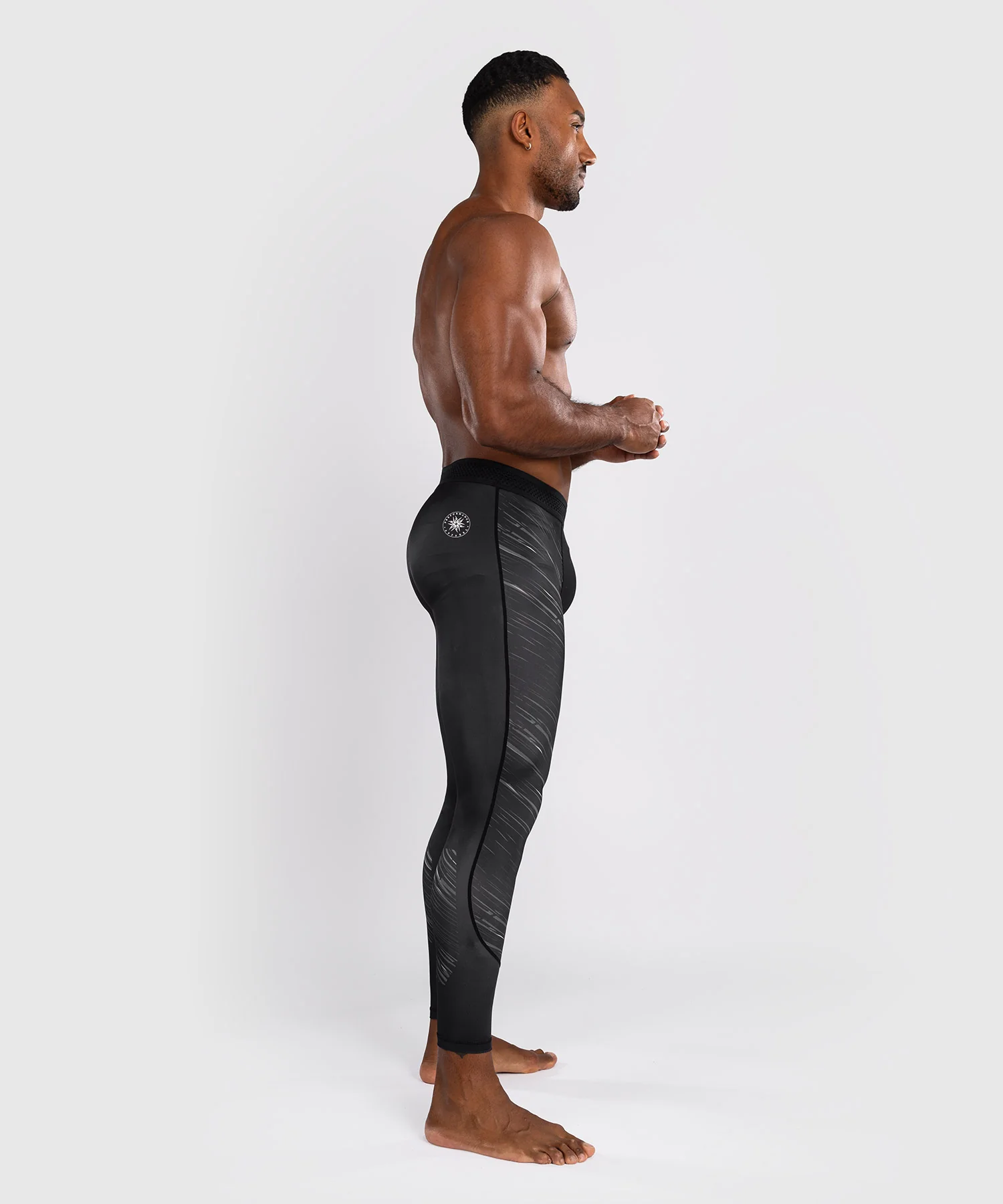 Pantalon de compression Venum Rapid - Noir/Gris Orage - Image 2