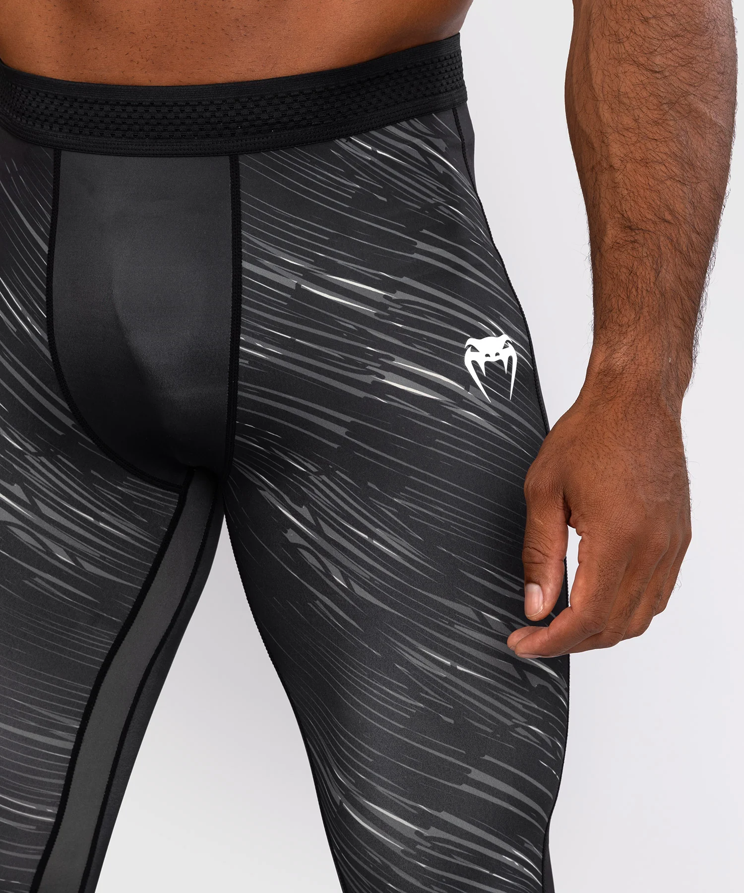 Pantalon de compression Venum Rapid - Noir/Gris Orage - Image 4