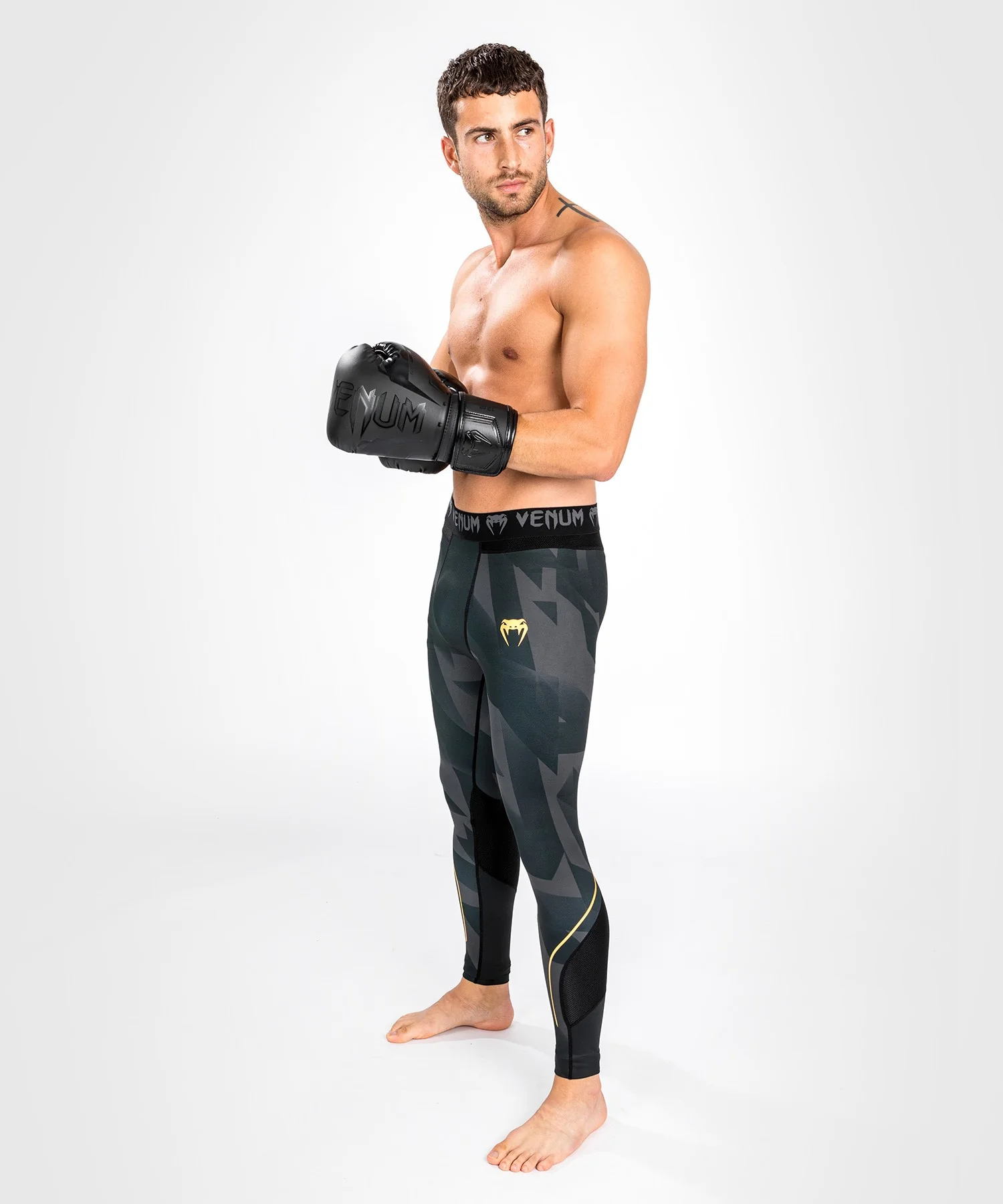 Pantalon de Compression Venum Razor - Noir/Or - Image 2