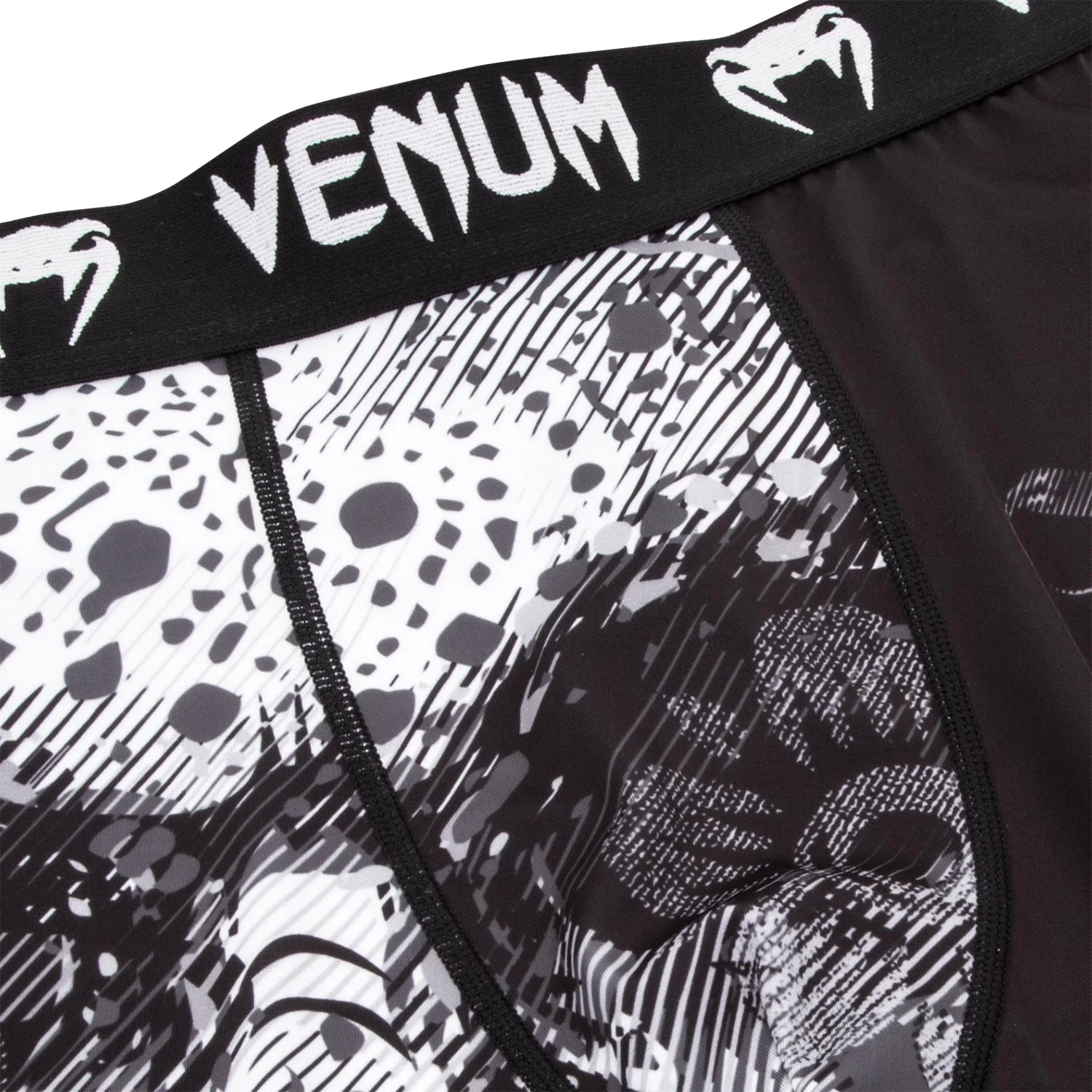 Pantalon de Compression Venum Santa Muerte 3.0 - Noir/Blanc - Image 5