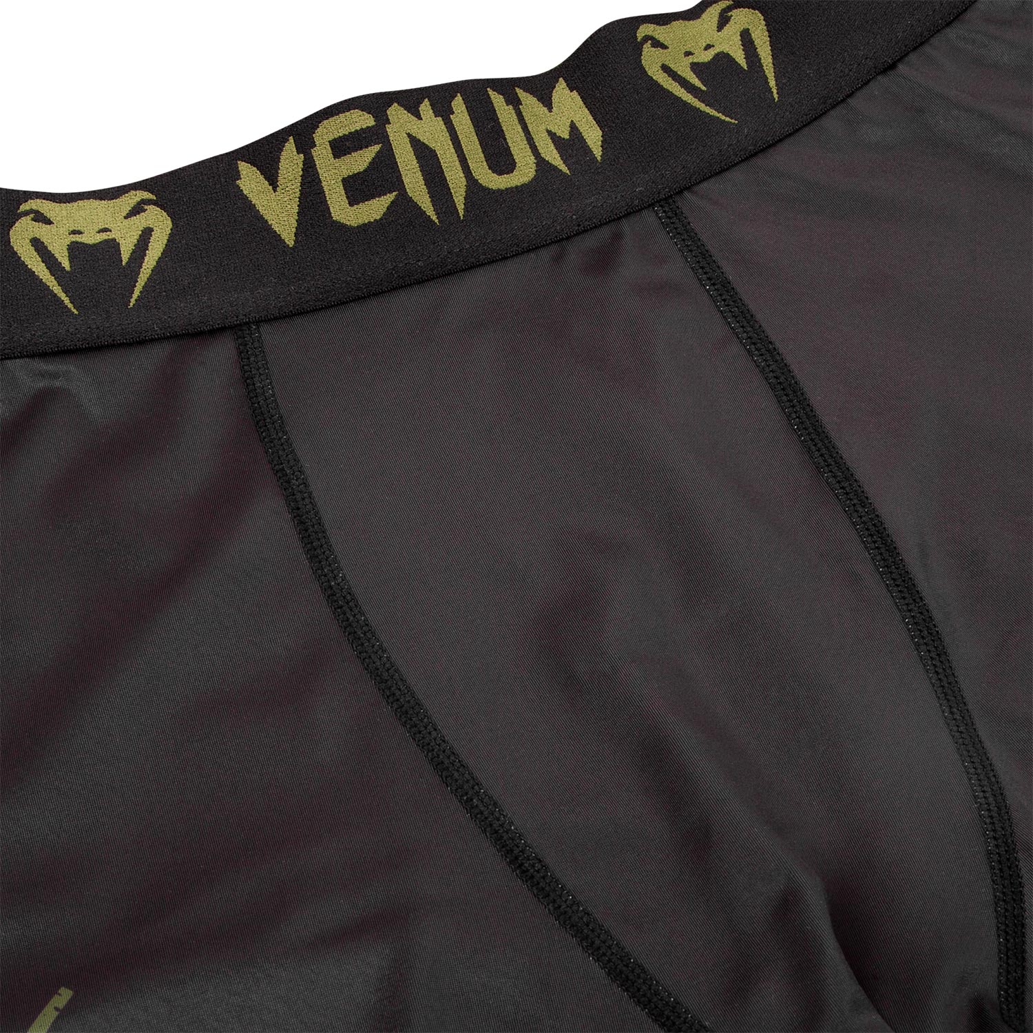 Pantalon de Compression Venum Signature - Noir/Kaki - Exclusivité - Image 5