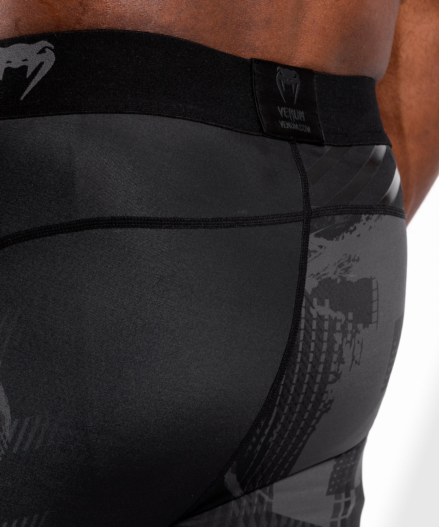 Pantalon de compression Venum Skull - Noir/Noir - Image 8