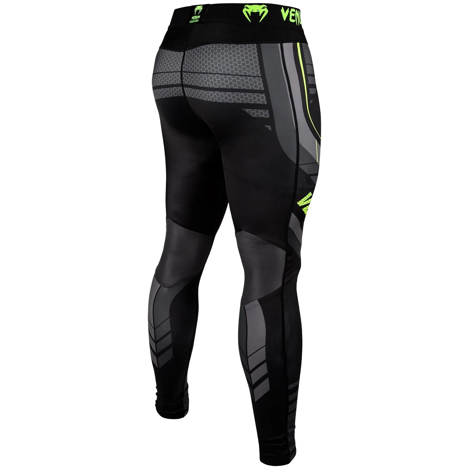 Pantalon de Compression Venum Technical 2.0 - Noir/Jaune - Image 4