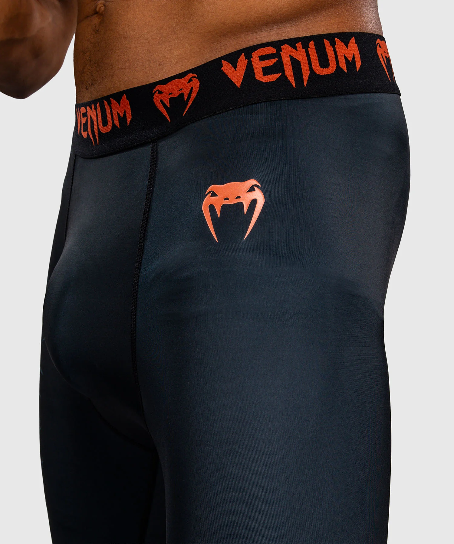 Pantalon de compression Venum Thunder Dragon – Noir/Gris/Cuivre - Image 6