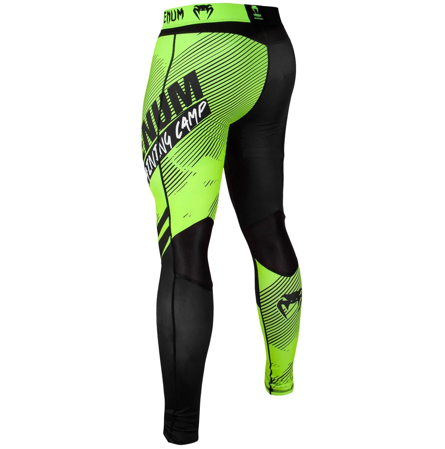 Pantalon de Compression Venum Training Camp 2.0 - Noir/Jaune Fluo - Image 3