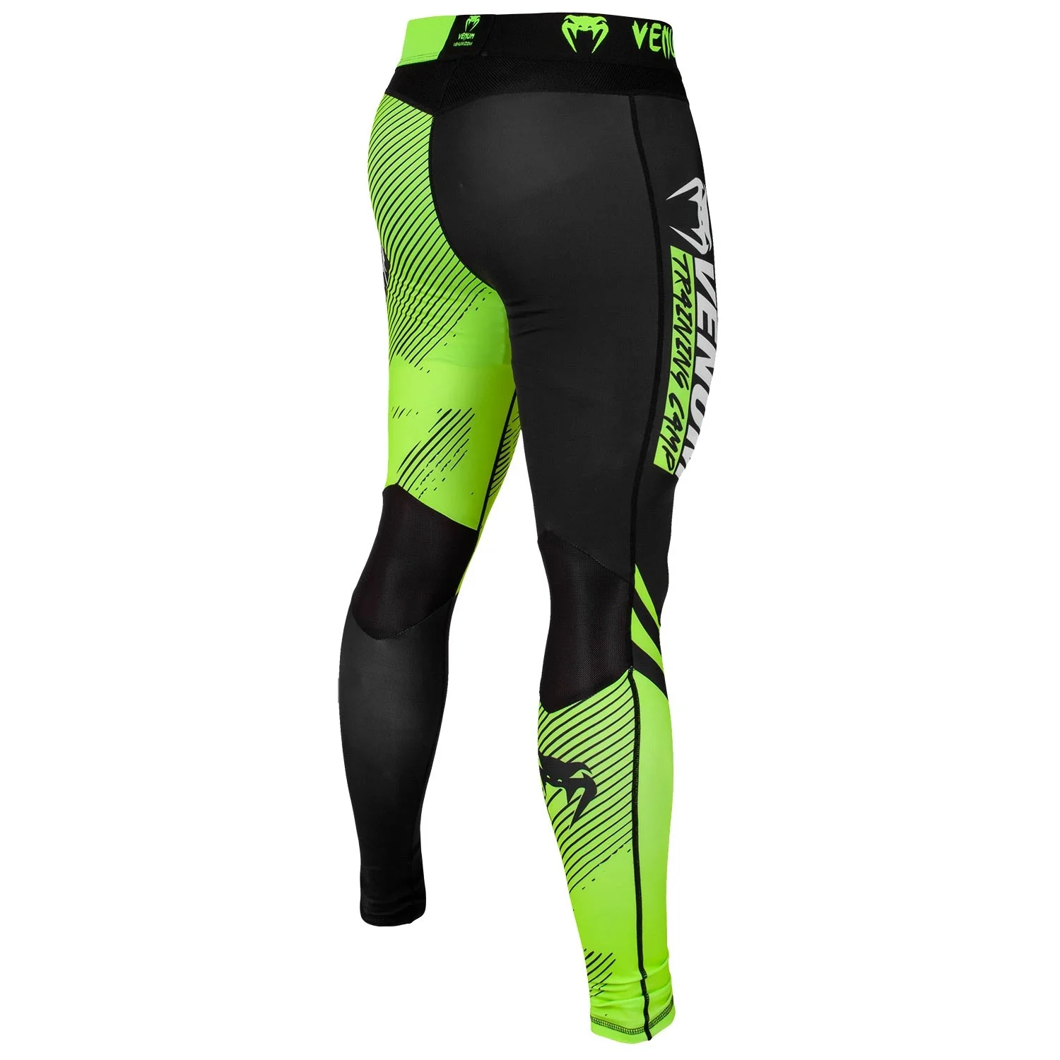 Pantalon de Compression Venum Training Camp 2.0 - Noir/Jaune Fluo - Image 4