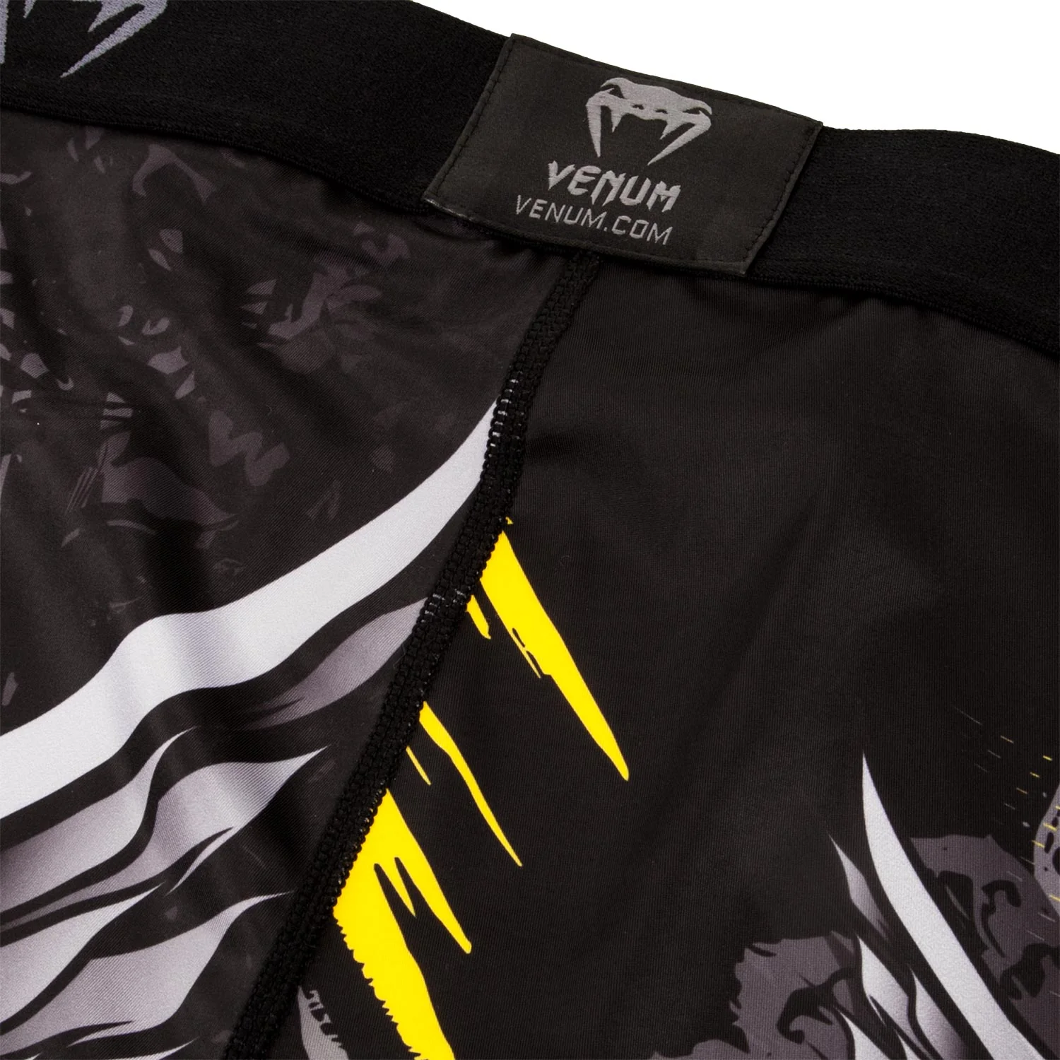 Pantalon de Compression Venum Viking 2.0 - Noir/Jaune - Image 6