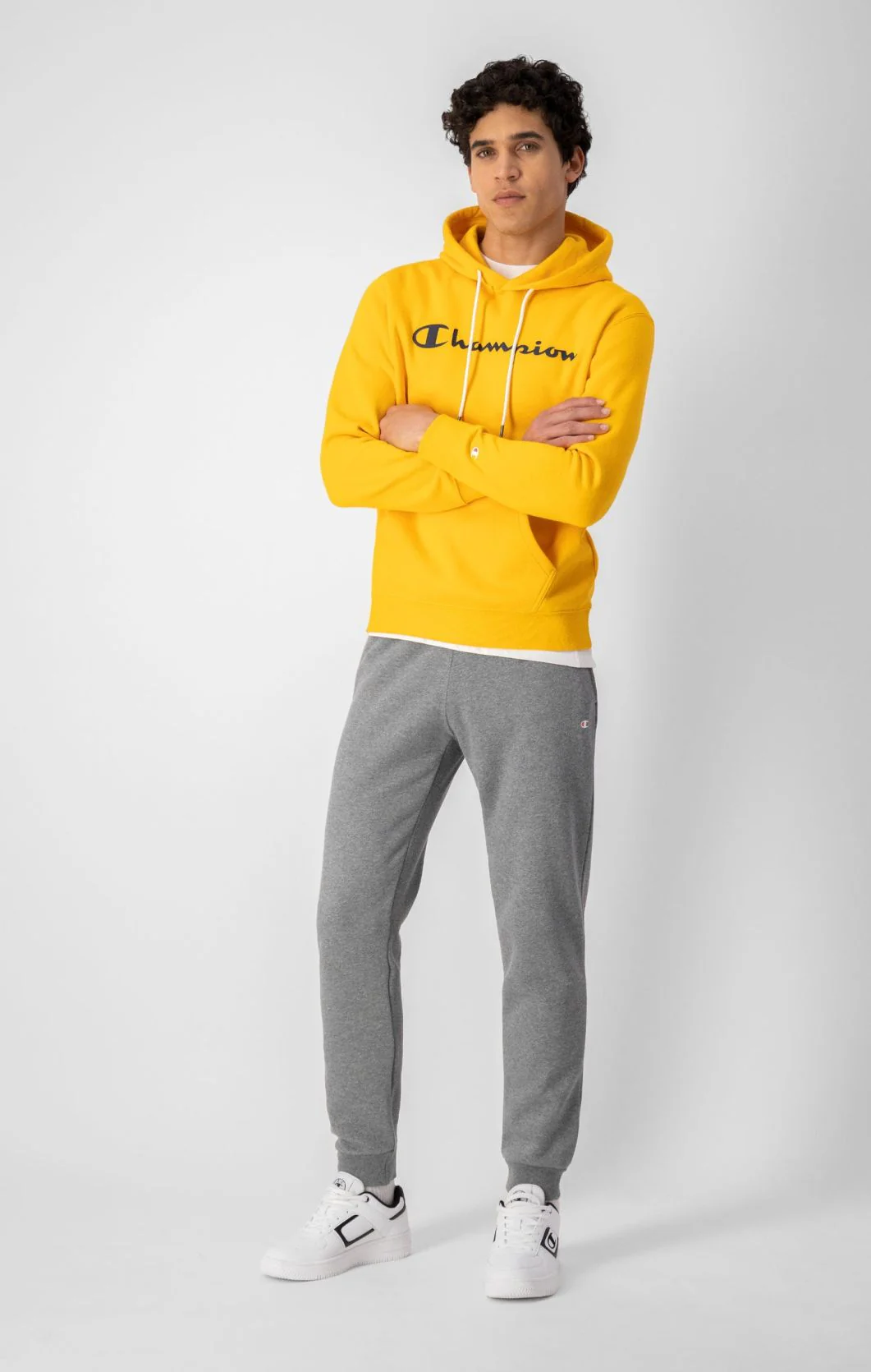 Pantalon De Jogging Champion Legacy – Gris Chiné - Image 3