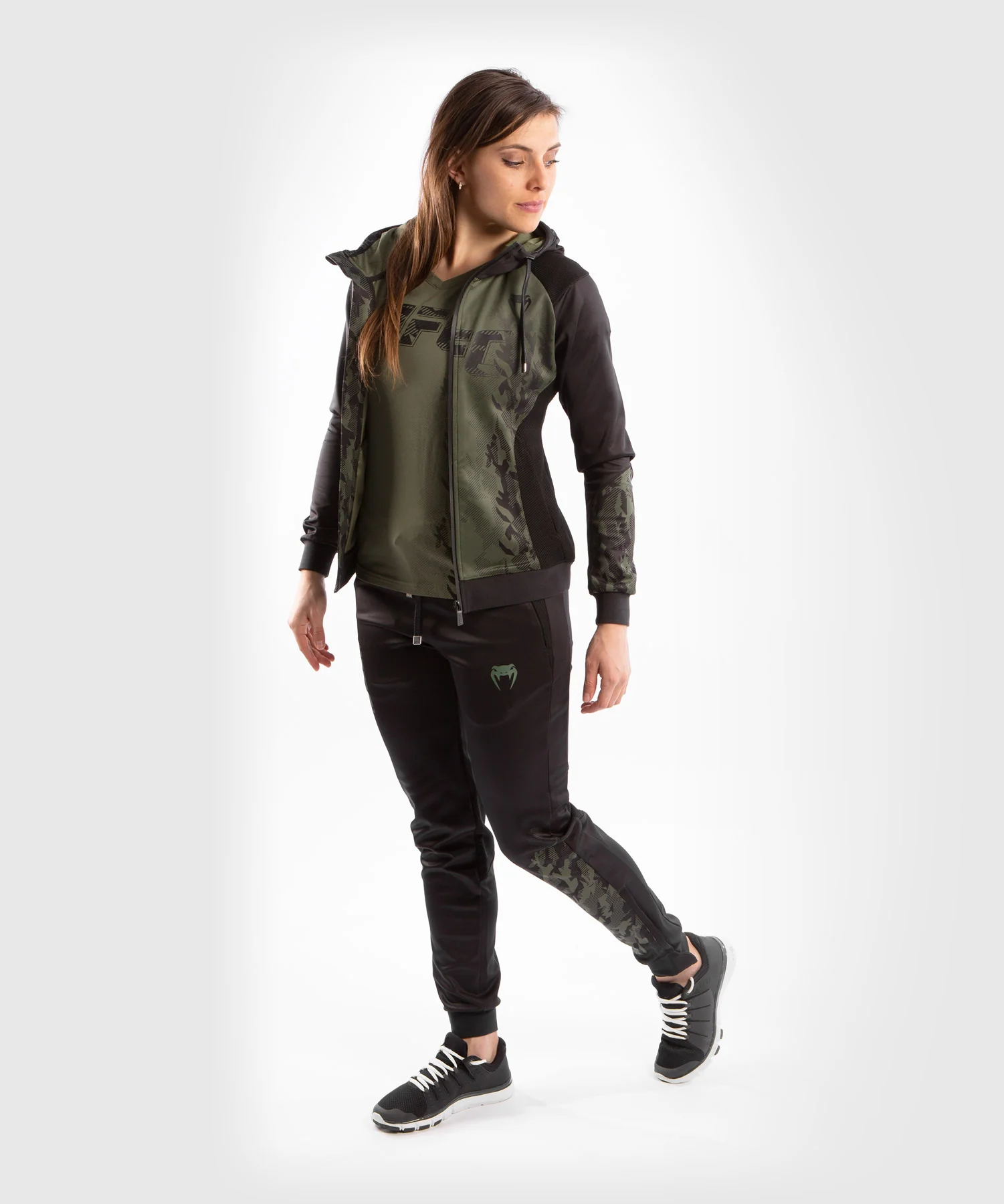 Pantalon de Jogging Femme UFC Venum Authentic Fight Week - Kaki - Image 9