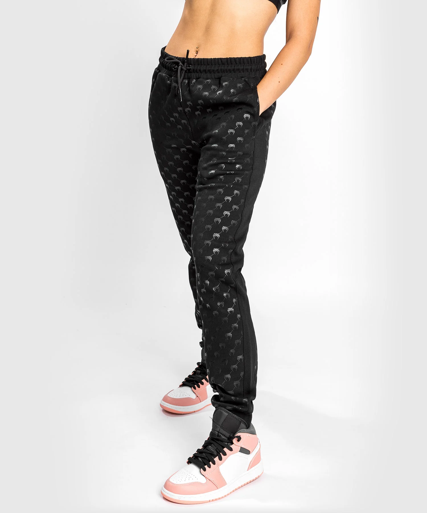 Pantalon de jogging Femme Venum Monogram - Noir/Or rose - Image 2