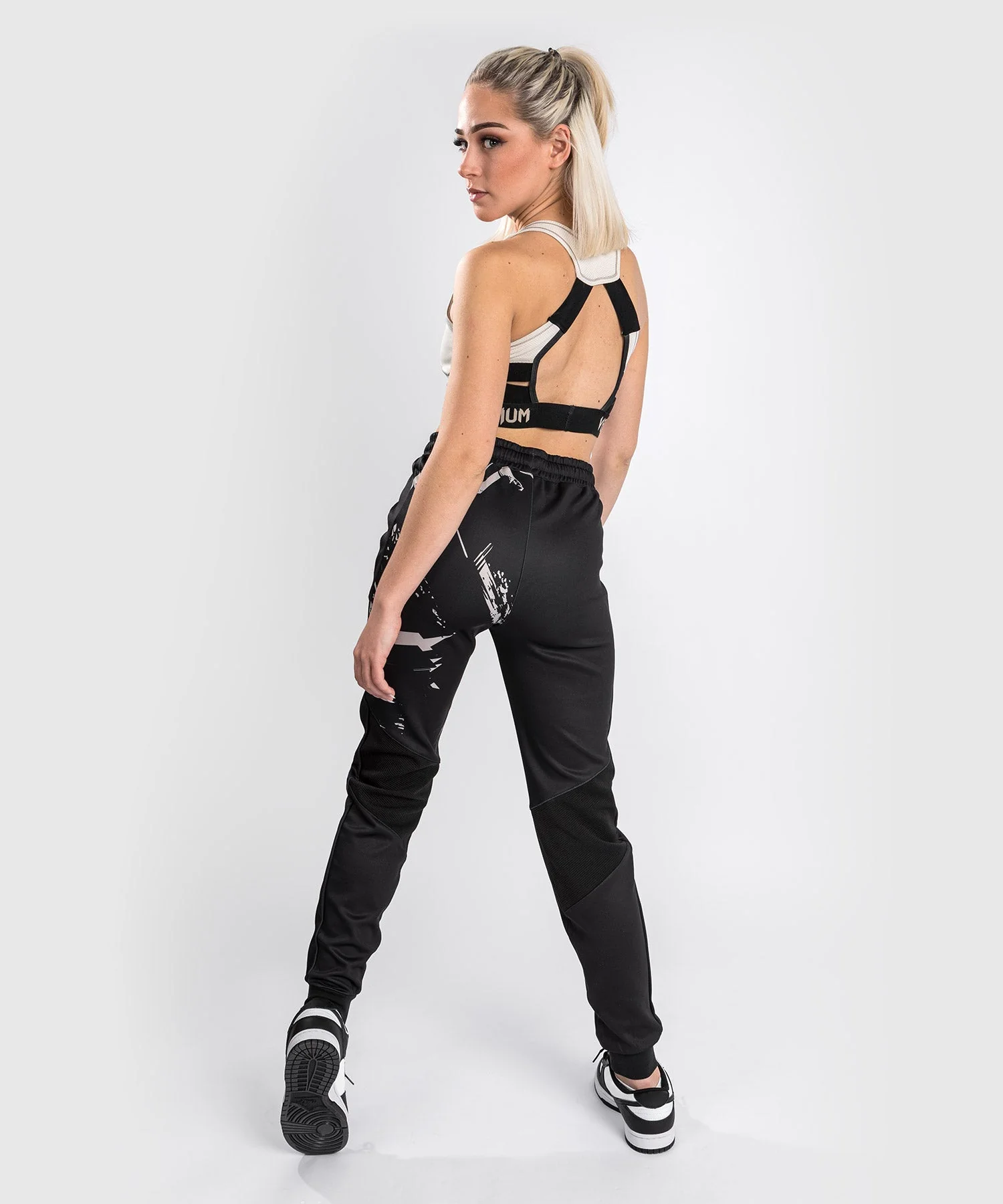 Pantalon de Jogging UFC Venum Authentic Fight Week 2.0 - Pour Femmes - Noir/Sable - Image 2
