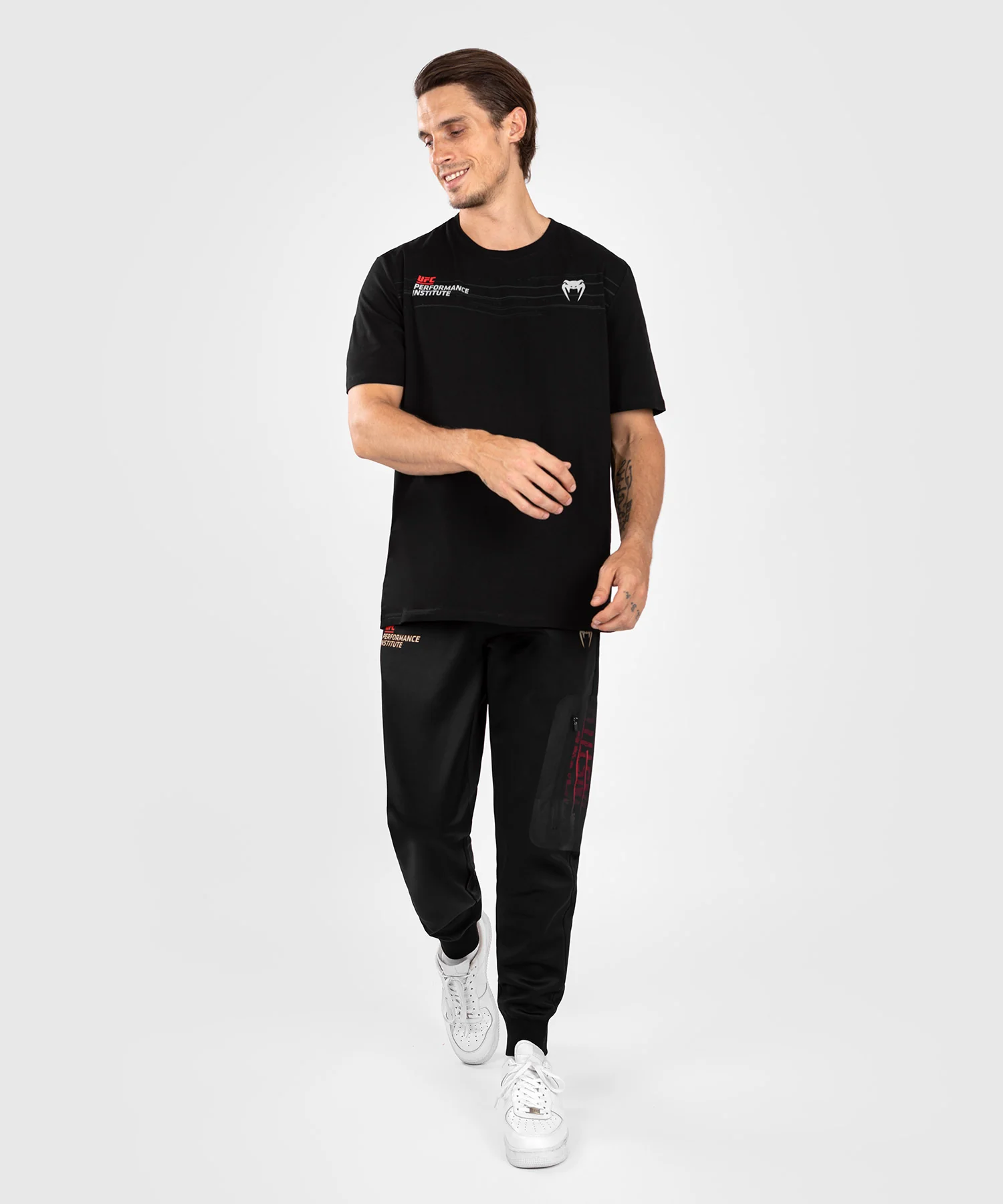 Pantalon de jogging UFC Venum Performance Institute 2.0 - Noir/Rouge - Image 7