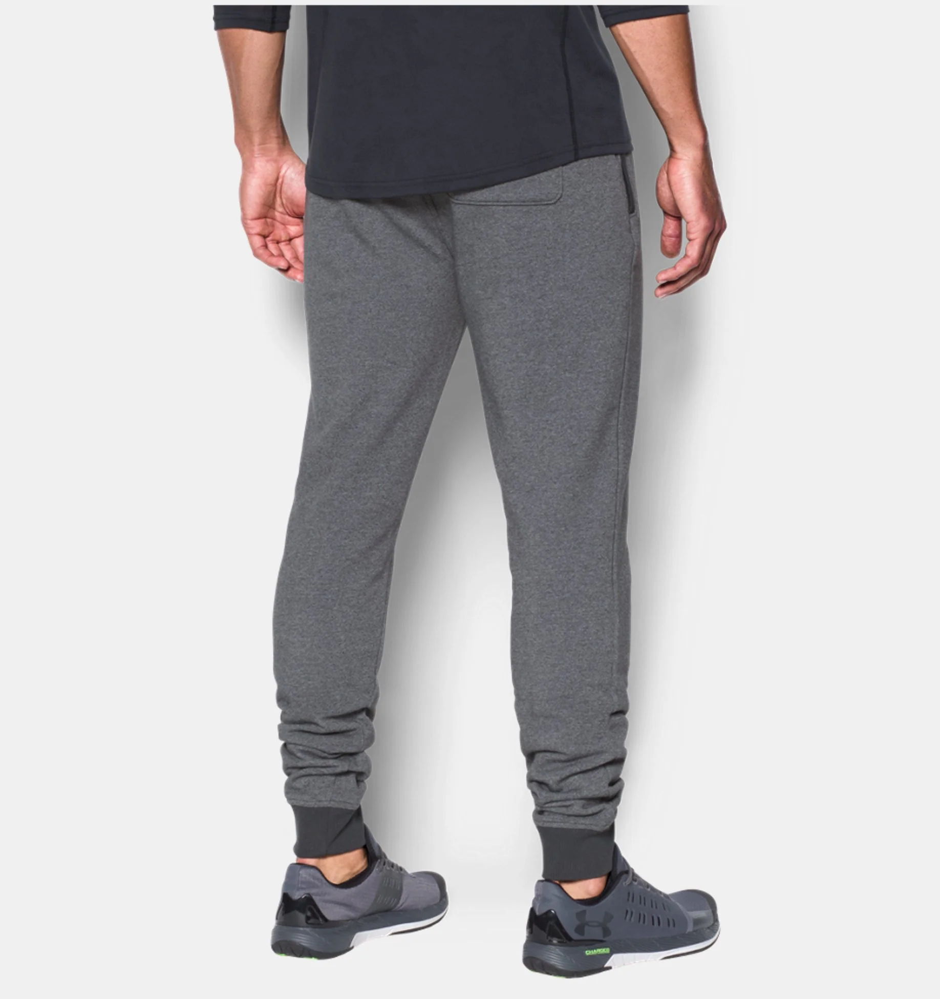 Pantalon de jogging Under Armour Threadborne Stacked - Gris - Image 2