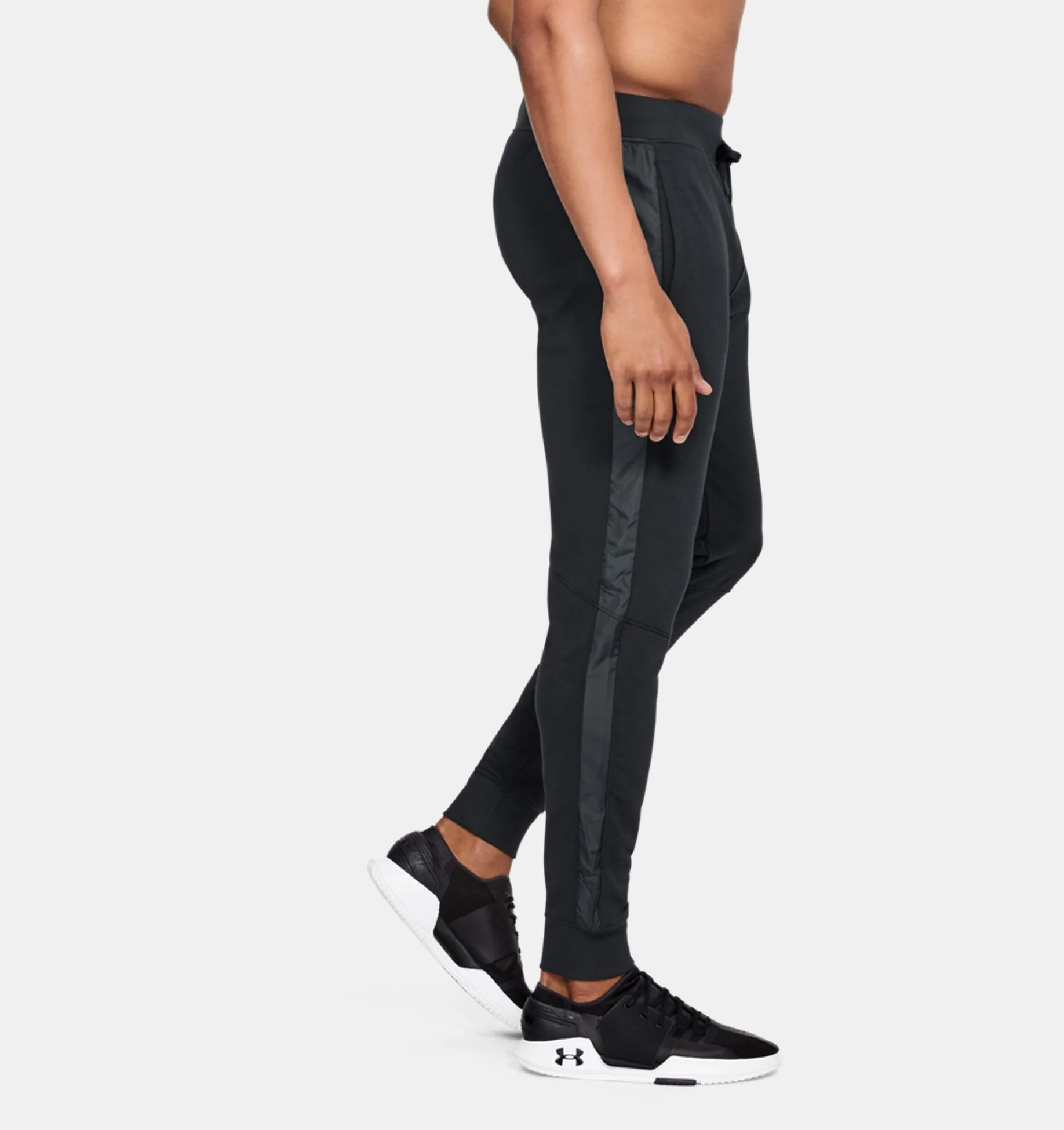 Pantalon de jogging Under Armour Threadborne™ Terry - Noir - Image 2