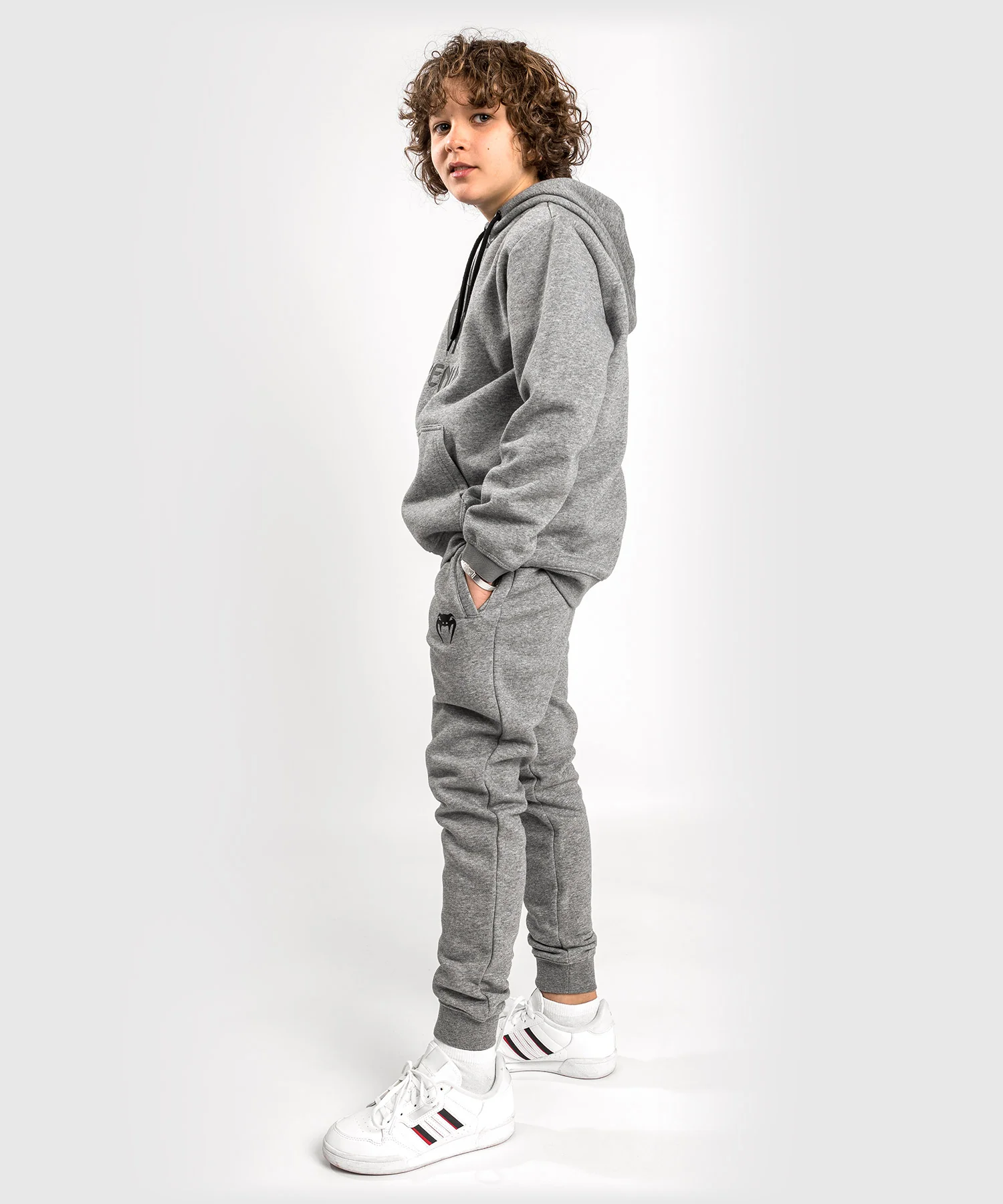 Pantalon de Jogging Venum Classic - Pour Enfants - Gris Chiné - Image 2