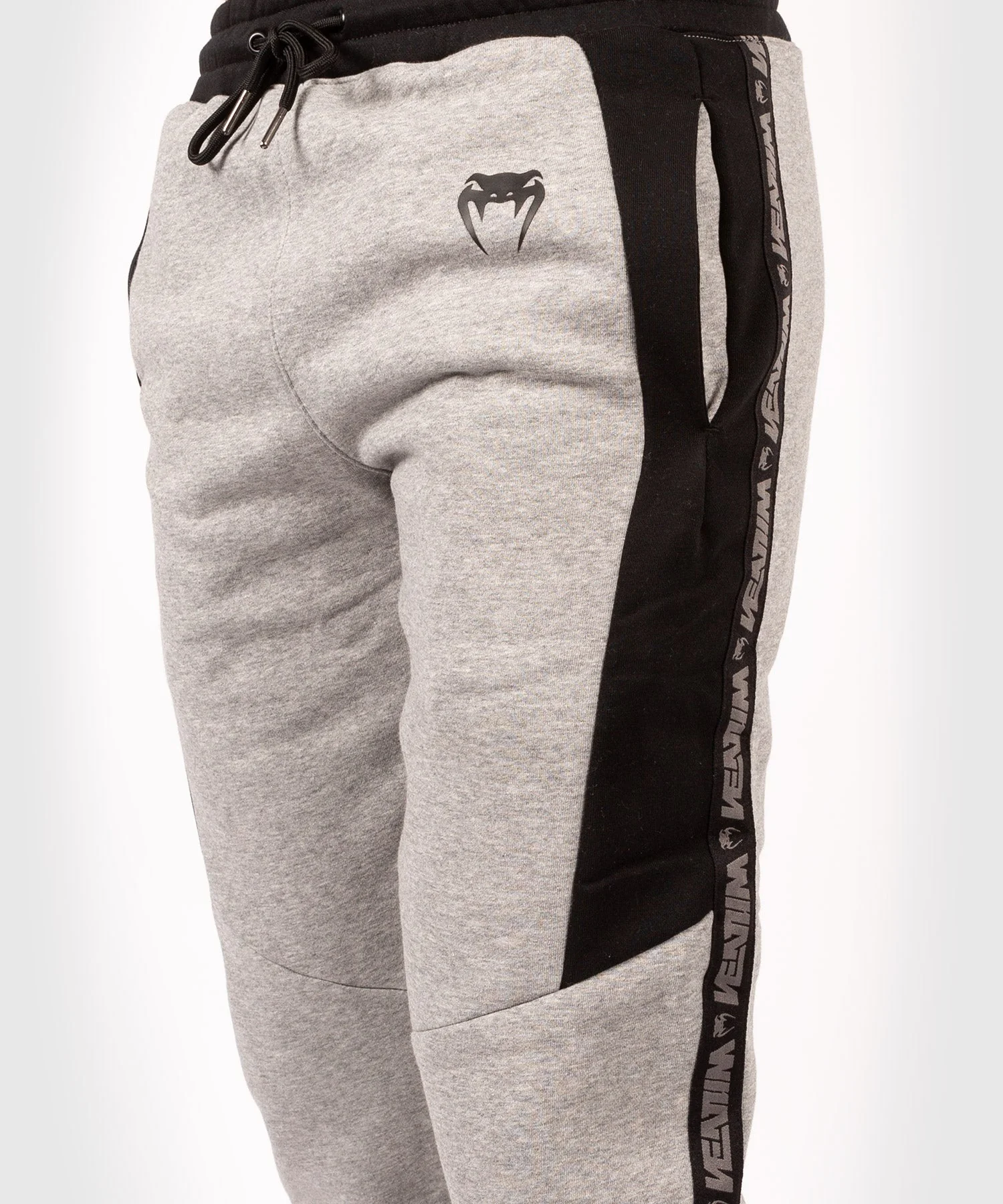 Pantalon de Jogging Venum Connect - Noir/Gris Chiné - Image 7