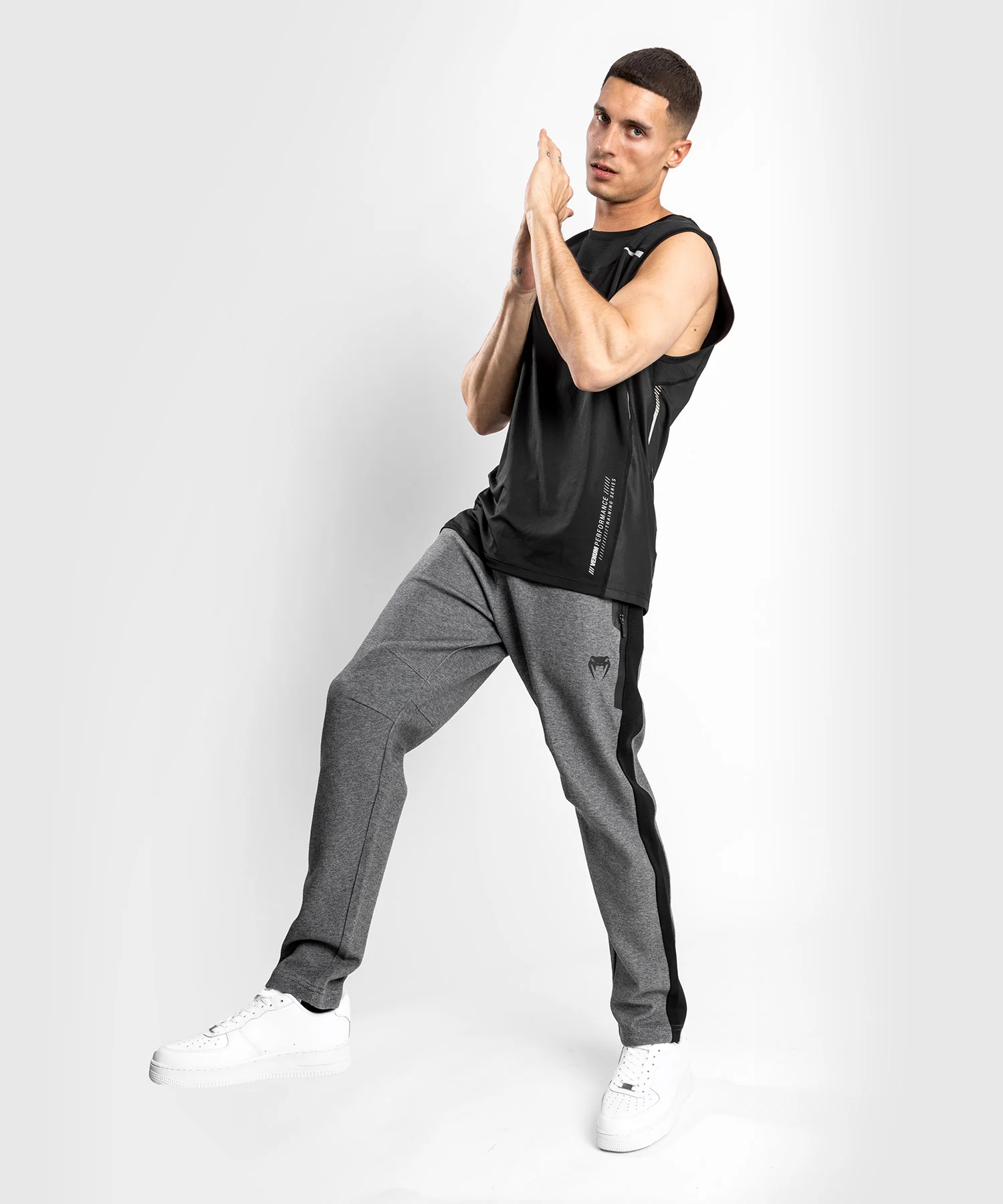 Pantalon de Jogging Venum Contender Evo - Gris Foncé Chiné - Image 2