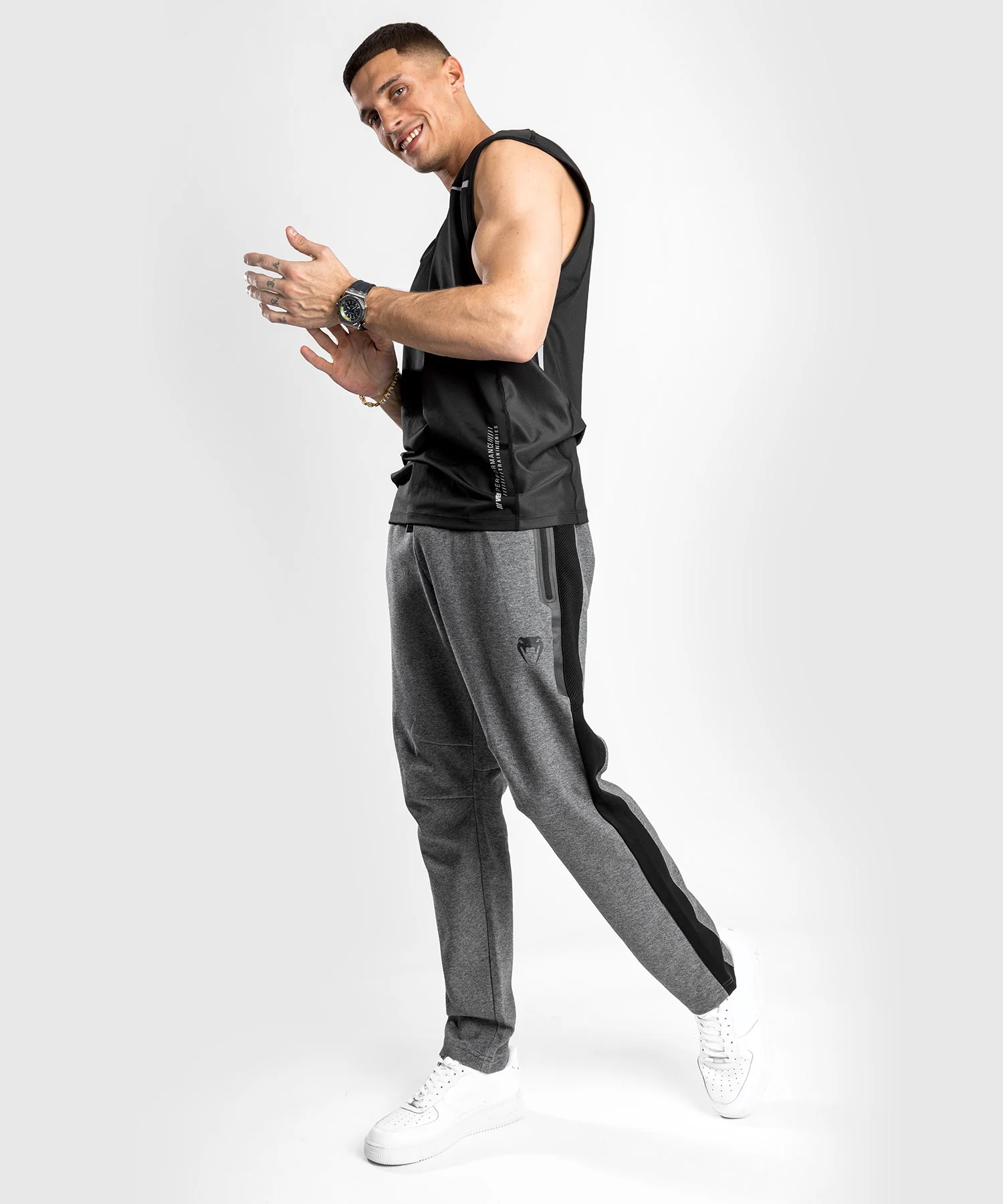 Pantalon de Jogging Venum Contender Evo - Gris Foncé Chiné - Image 4