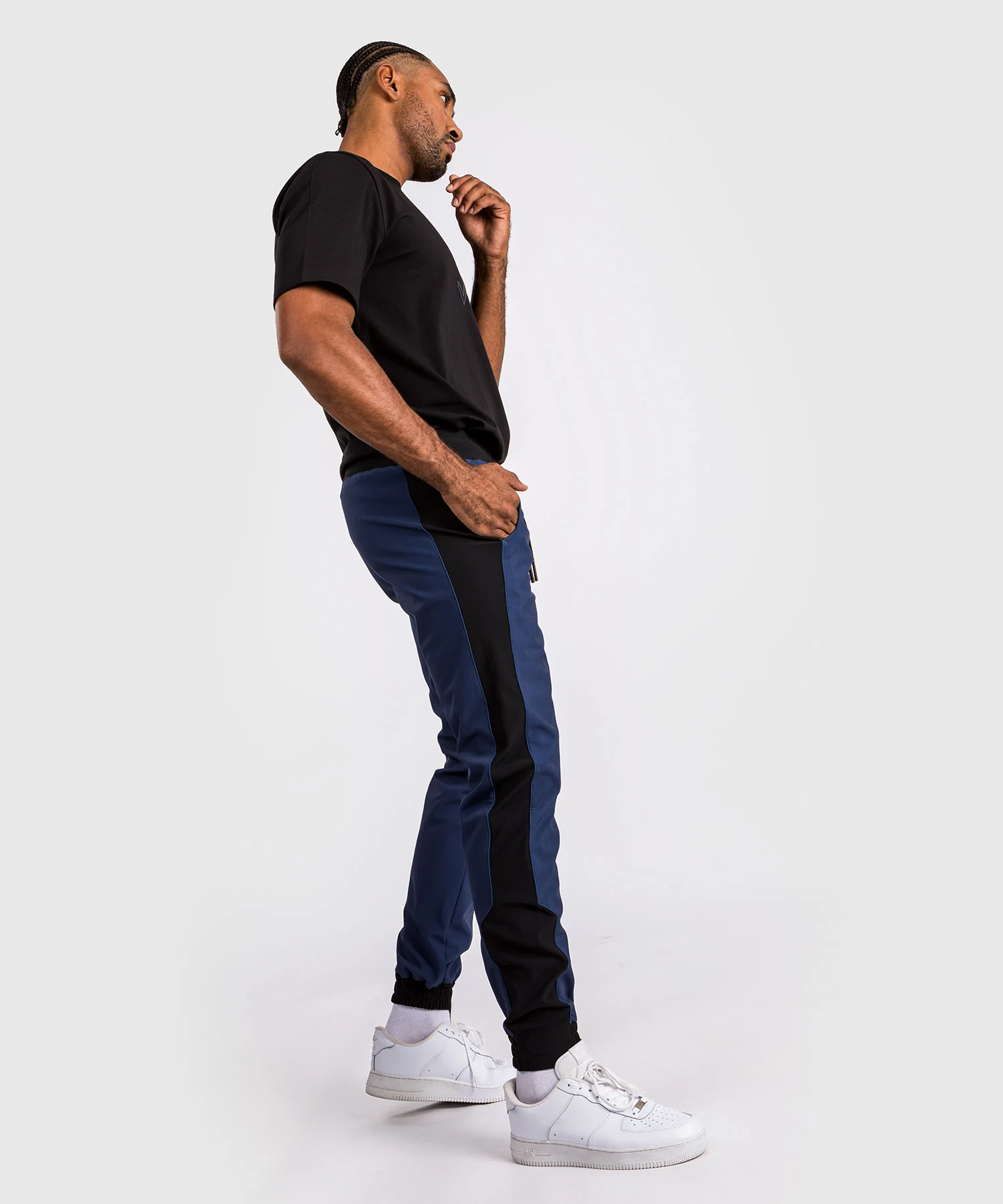 Pantalon de jogging Venum Laser 3.0 - Noir/Bleu - Image 4