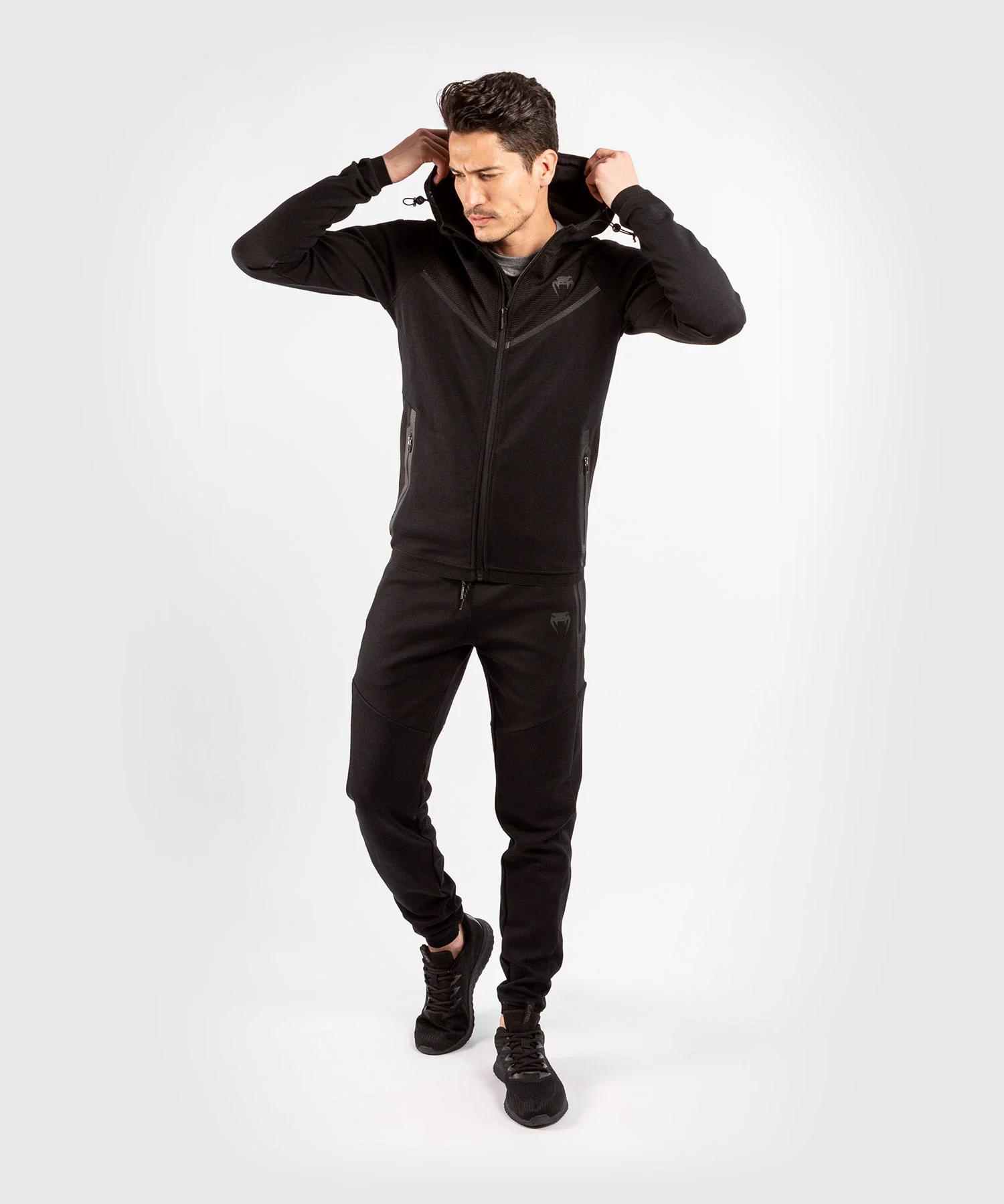 Pantalon de Jogging Venum Laser Evo 2.0 - Noir/Noir - Image 10