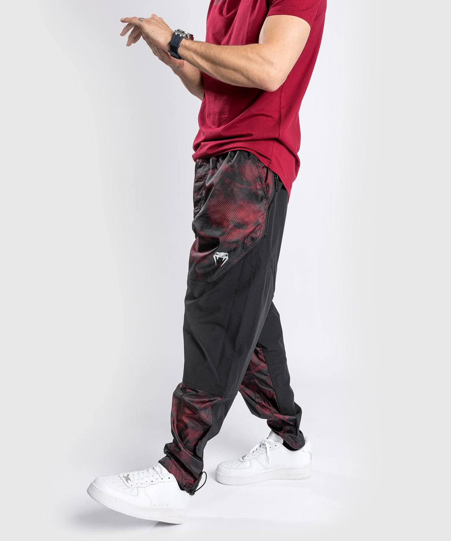 Pantalon de Jogging Venum Laser XT - Oversize - Noir/Rouge - Image 3