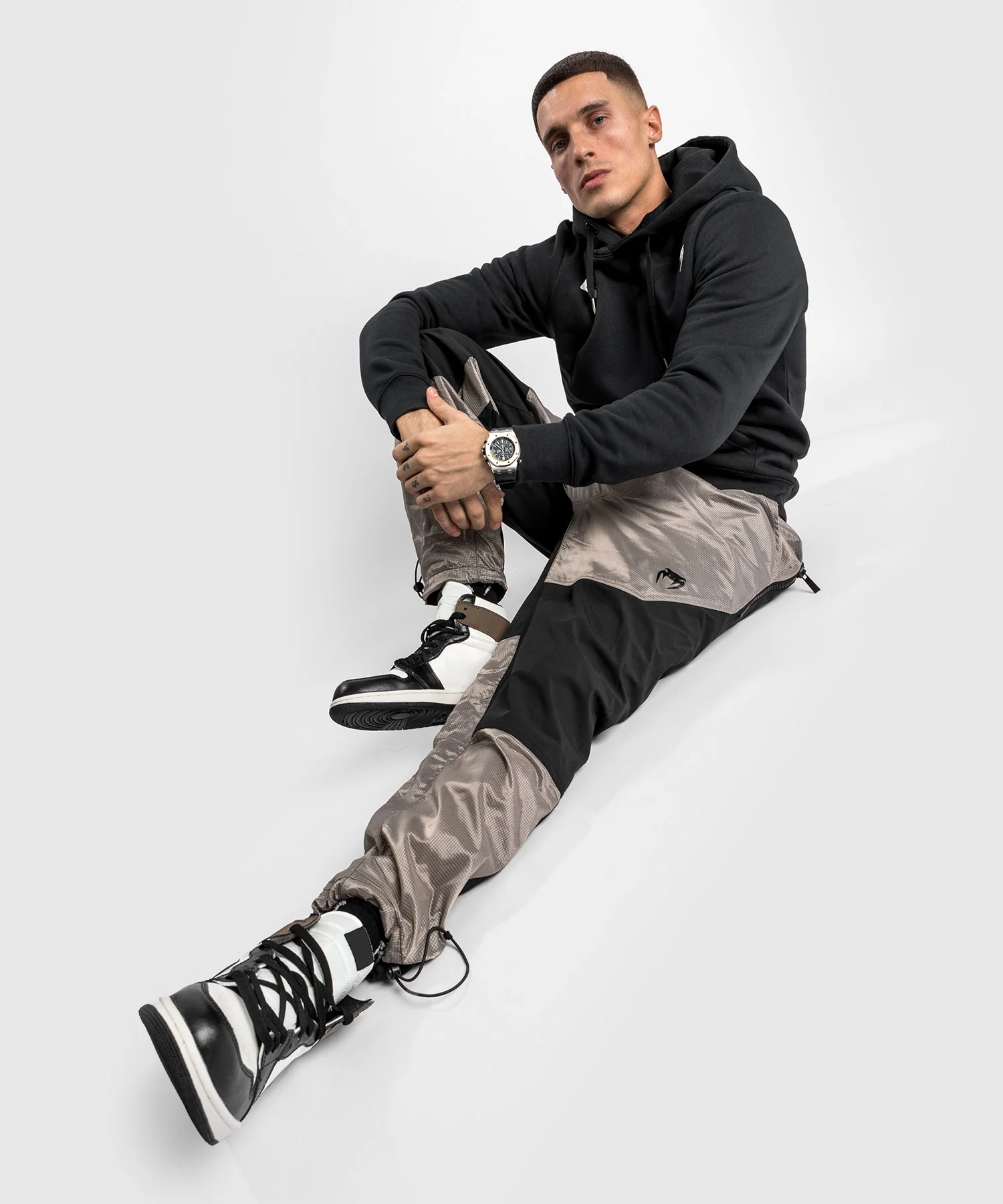 Pantalon de jogging Venum Laser XT - Oversize - Noir/Sable - Image 3