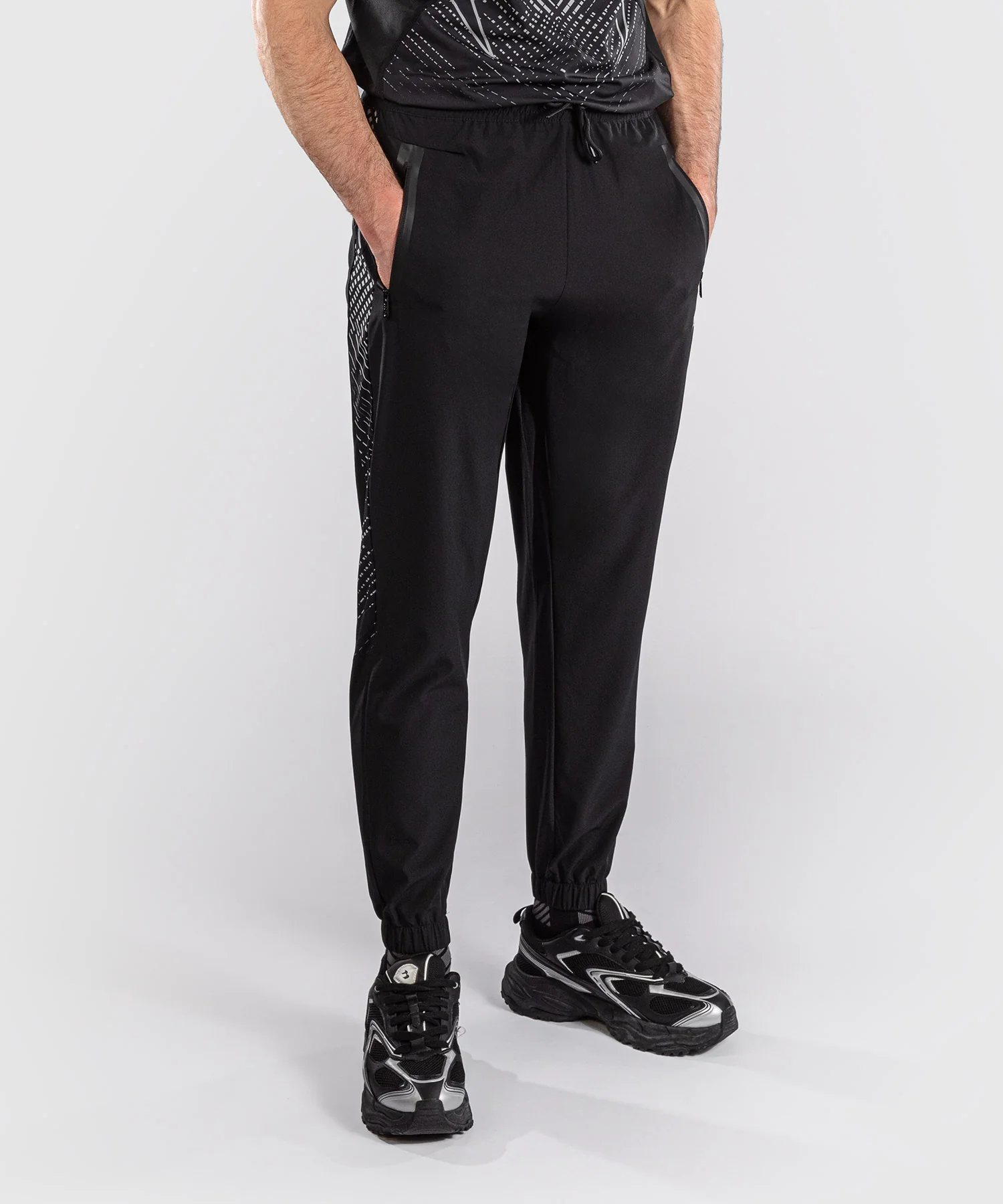 Pantalon de Jogging Venum Midnight Fury – Noir/Gris/Argent - Image 5