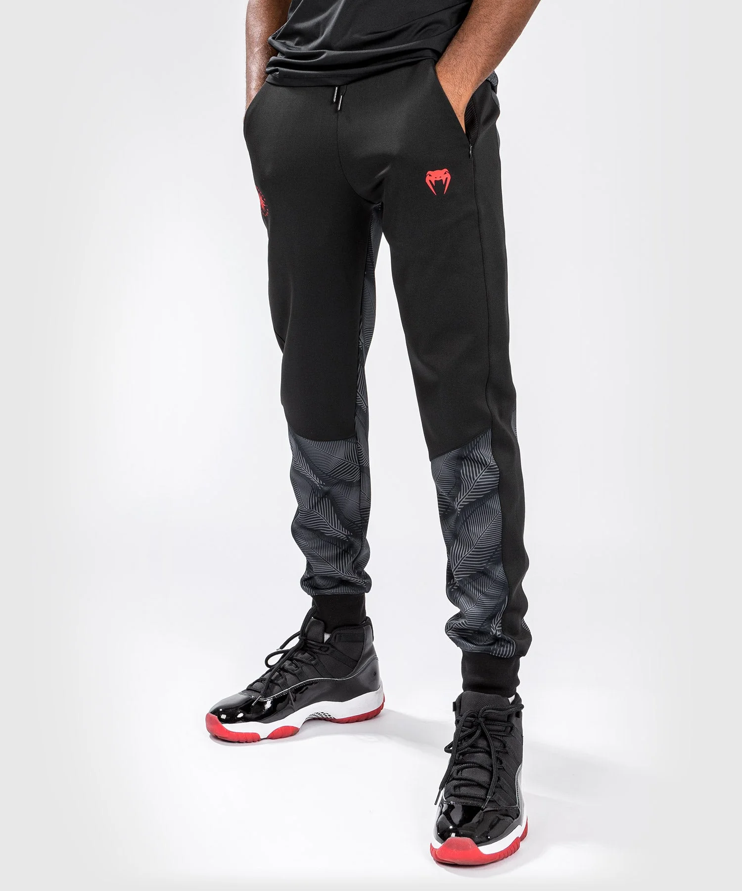 Pantalon de Jogging Venum Phantom - Noir/Rouge - Image 2
